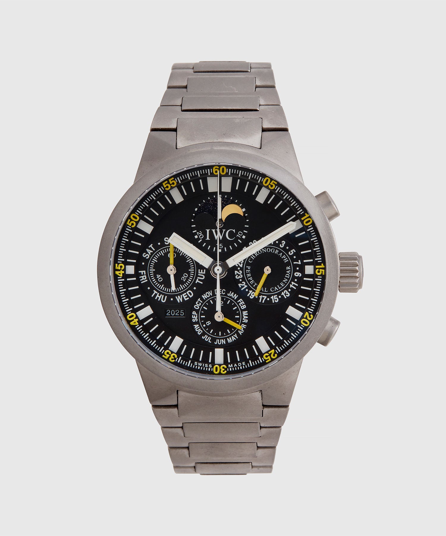 2004 IWC Perpetual Calendar Titanium Chronograph Watch
