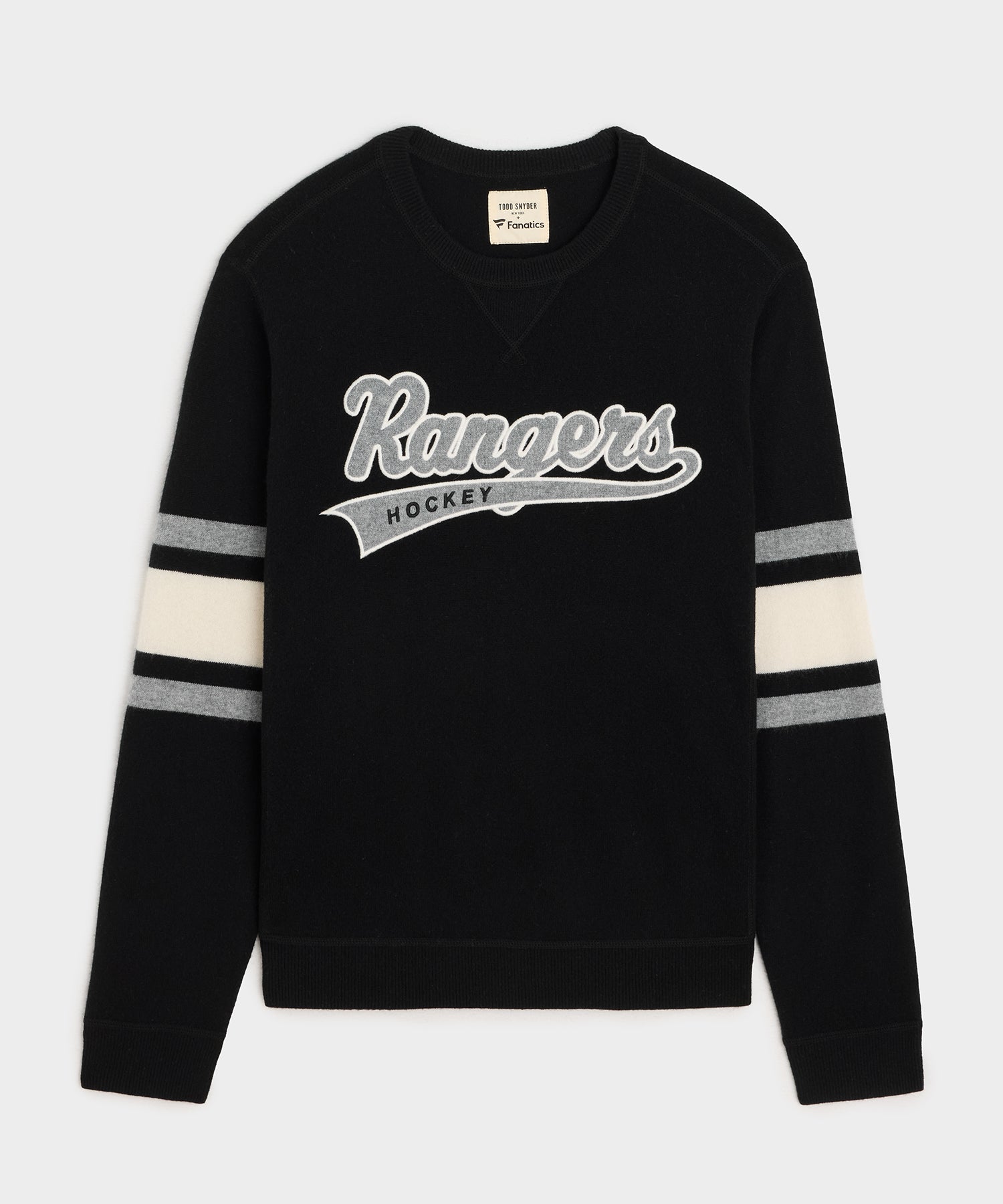 Todd Snyder by Fanatics for NHL New York Rangers Cashmere Crewneck