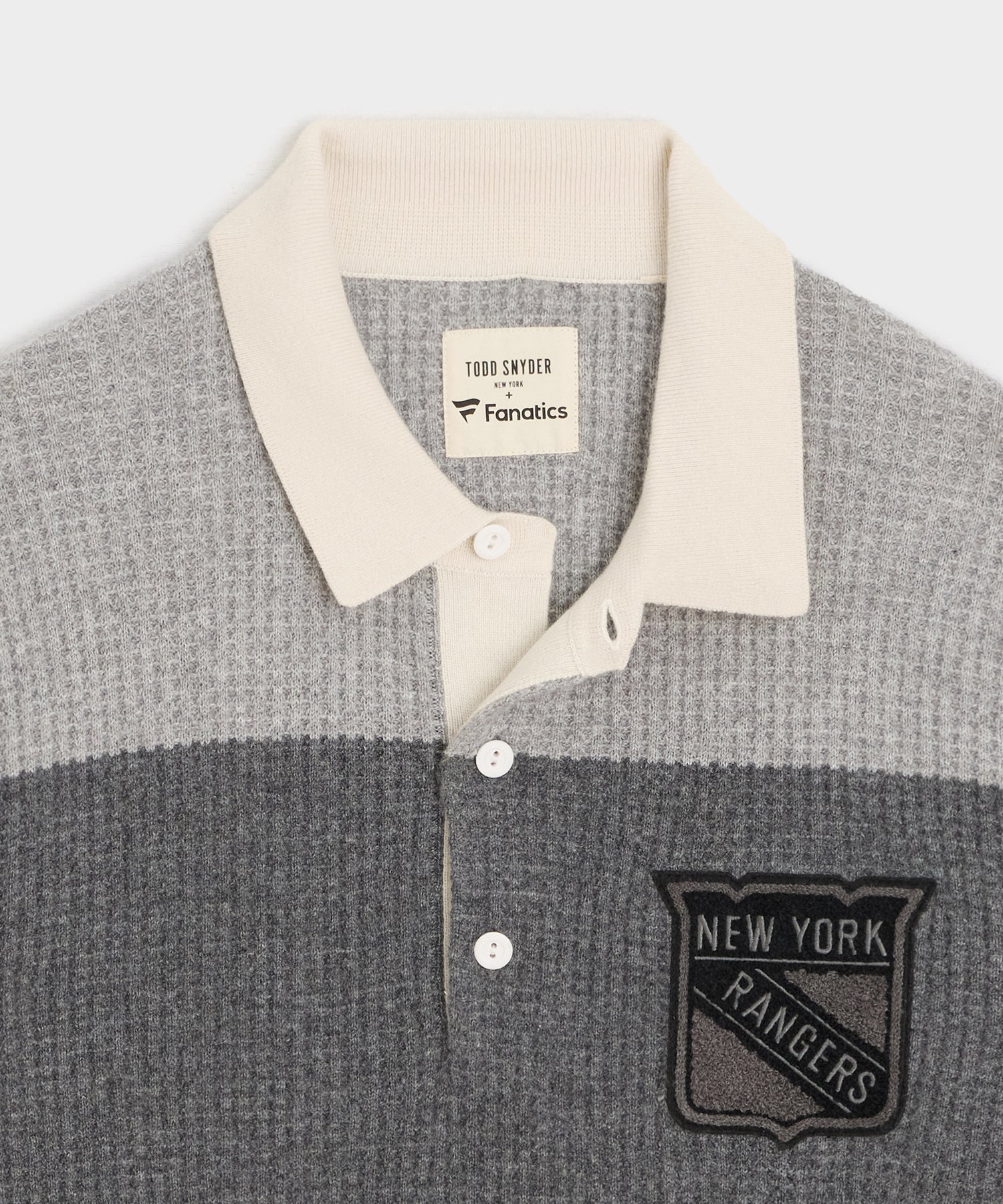 Todd Snyder by Fanatics for NHL New York Rangers Cashmere Rugby - Image 2