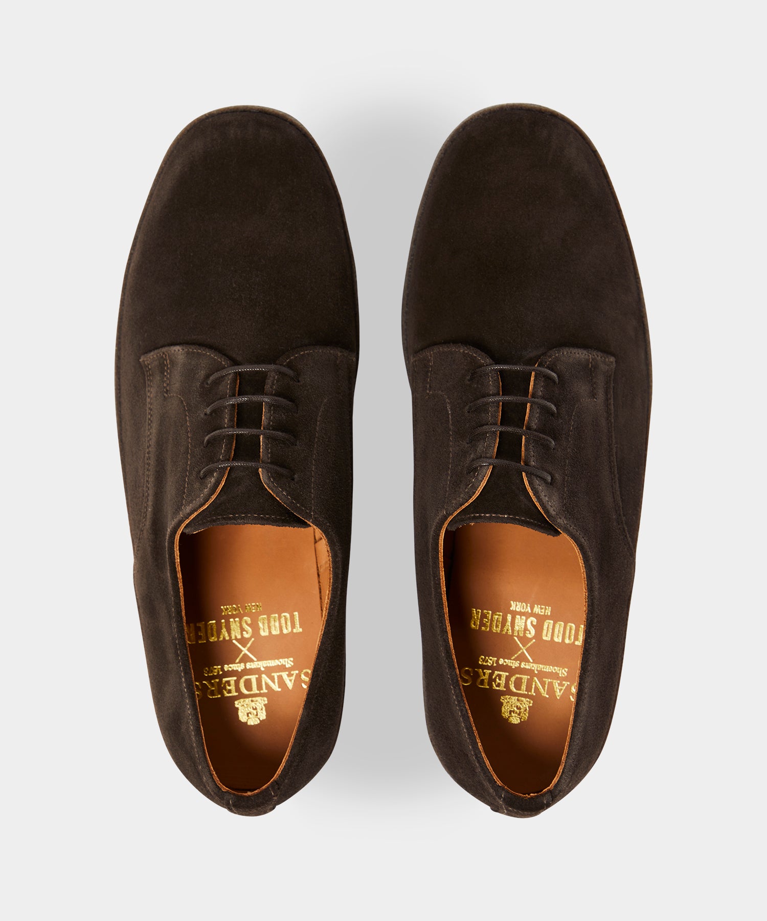 Sanders Suede Vamp Gibson Dress Shoe - Image 4