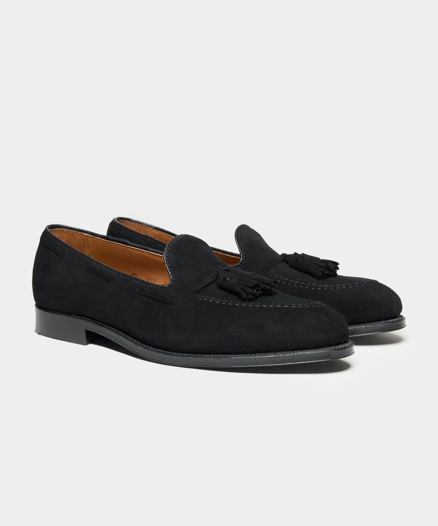 Todd Snyder x Alden Suede Blackout Tassel Loafer - Image 2