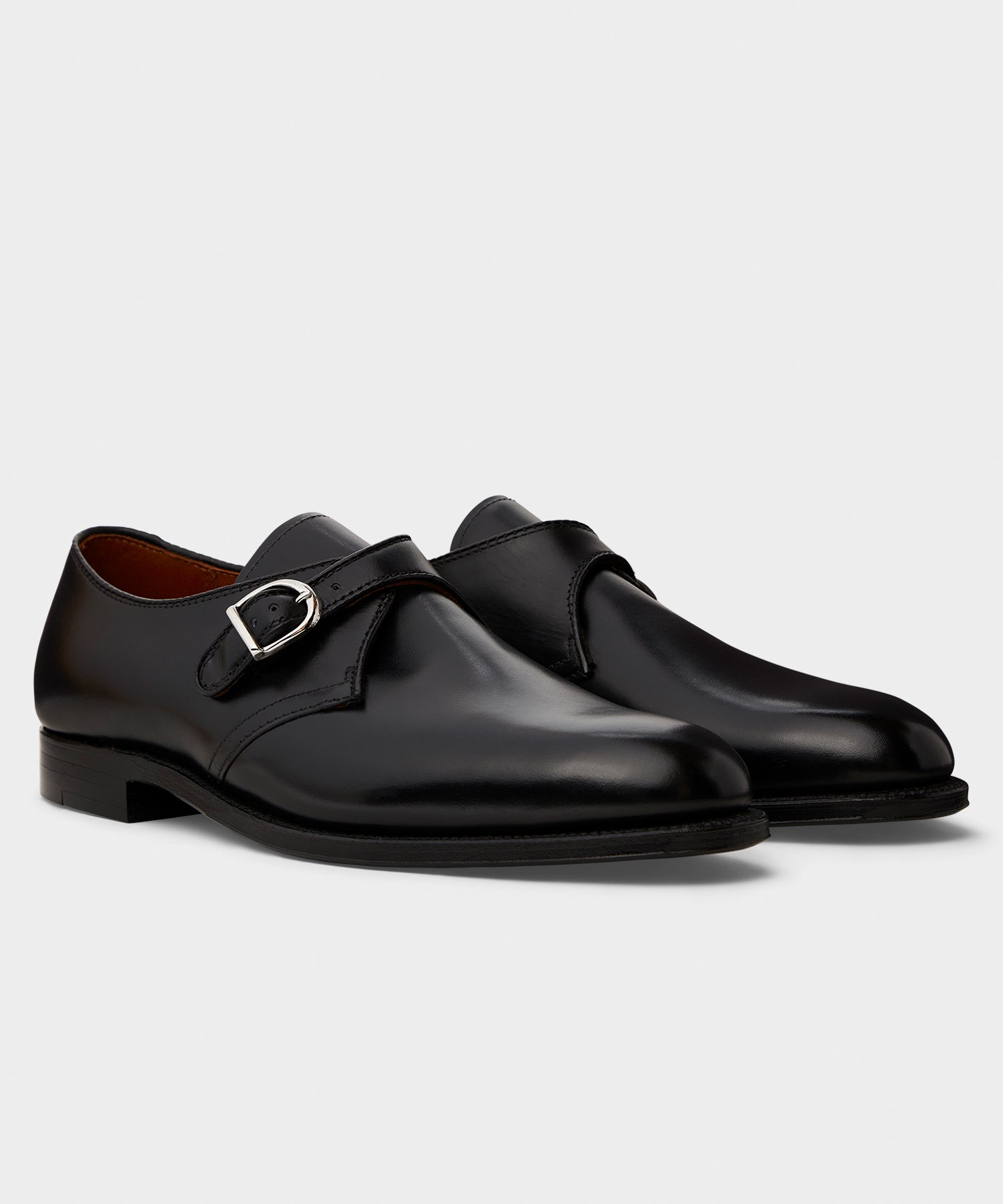 Alden Plain Toe Monk Strap Shoe - Image 2