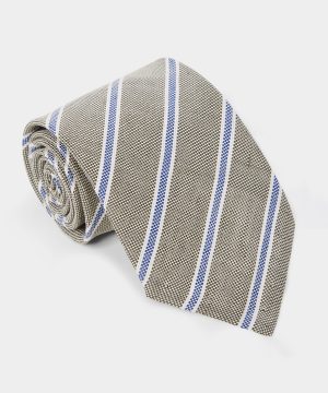 Italian Cotton Regimental Striped Tie