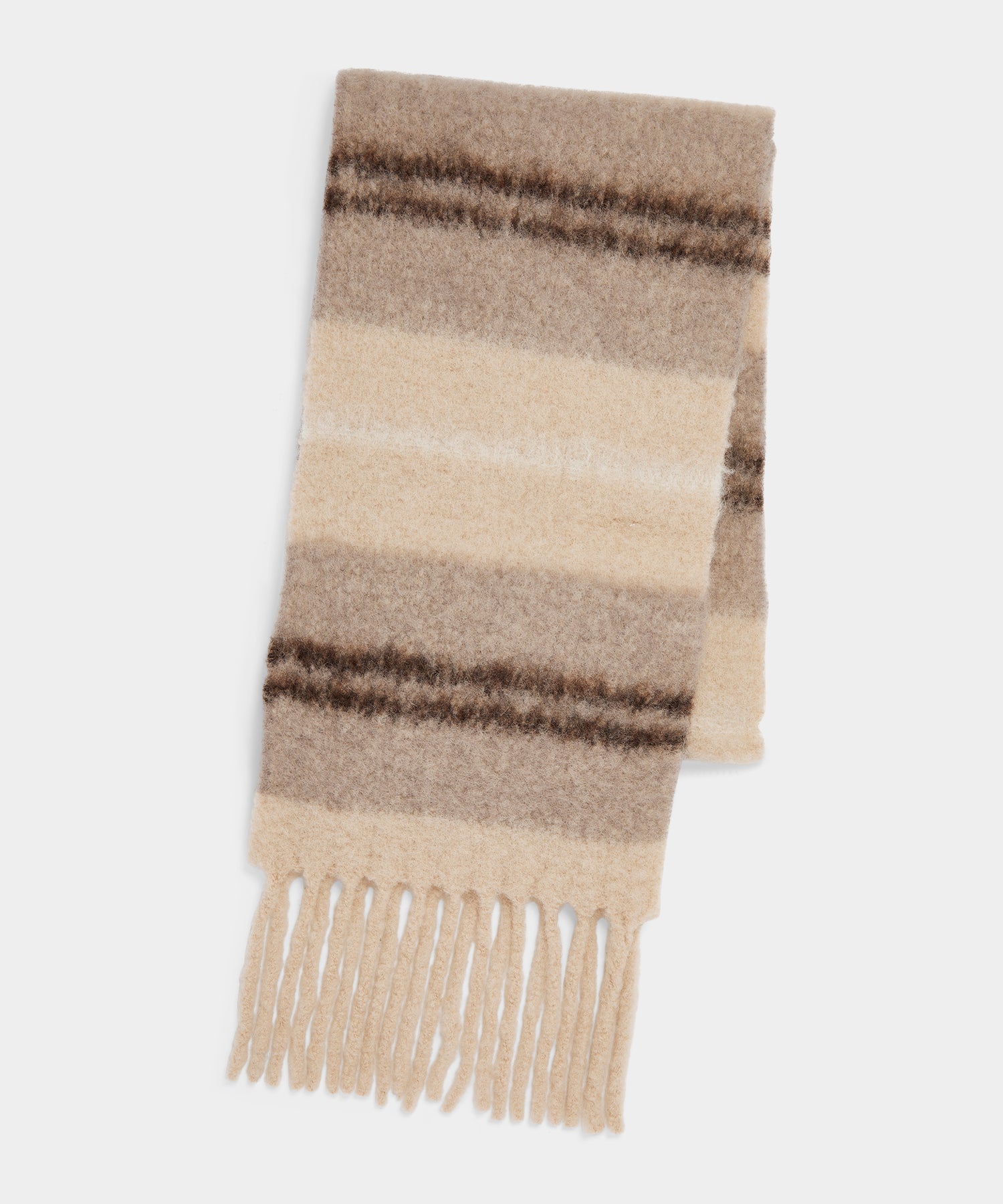 Striped Alpaca Scarf