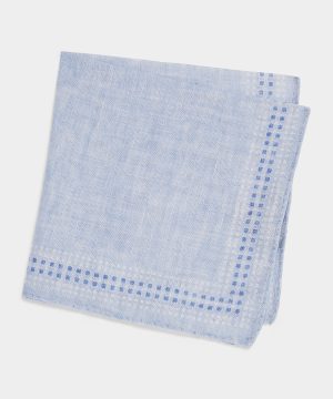 Tile Border Print Pocket Square