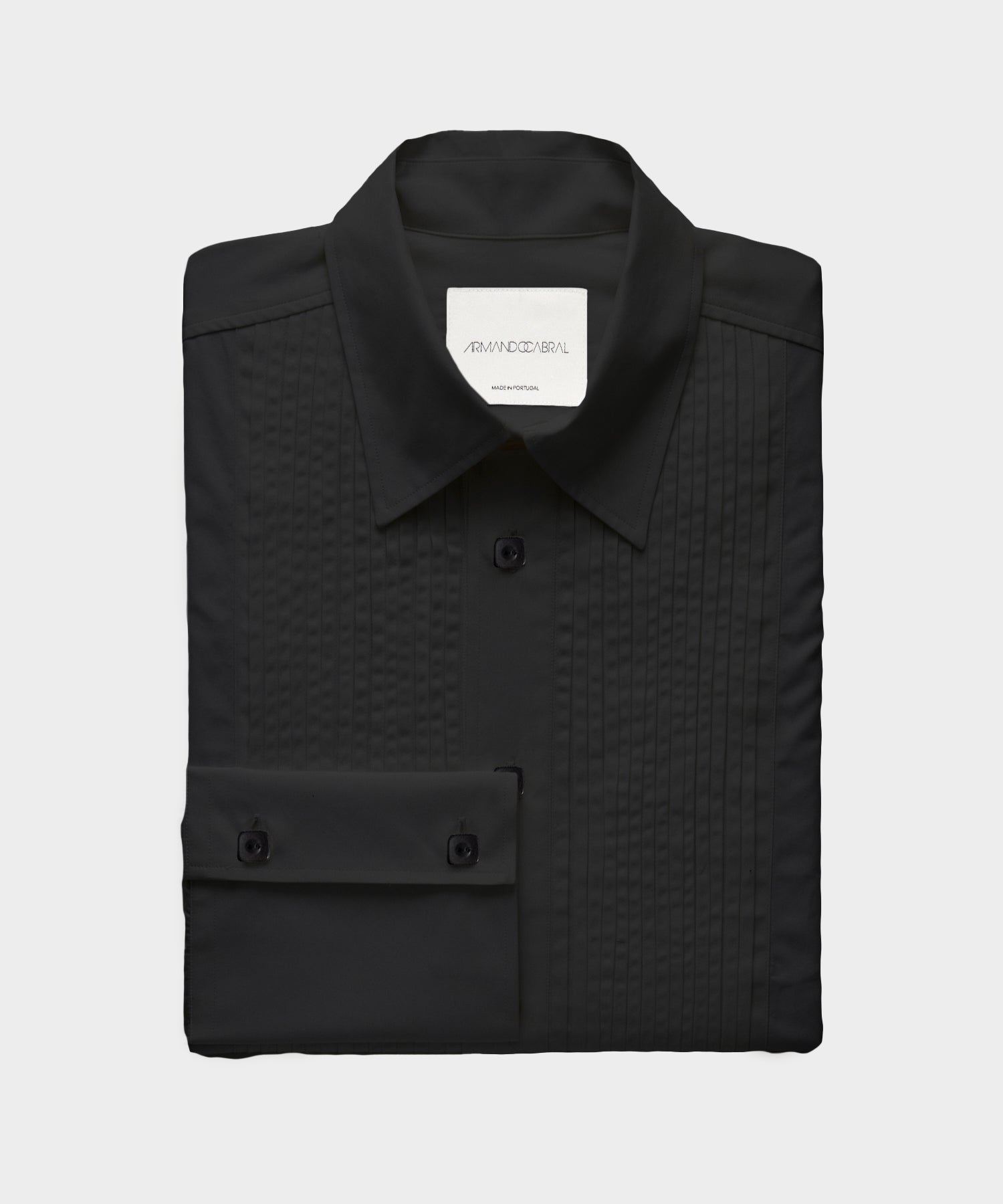 Armando Cabral Pleat Bib Tuxedo Shirt
