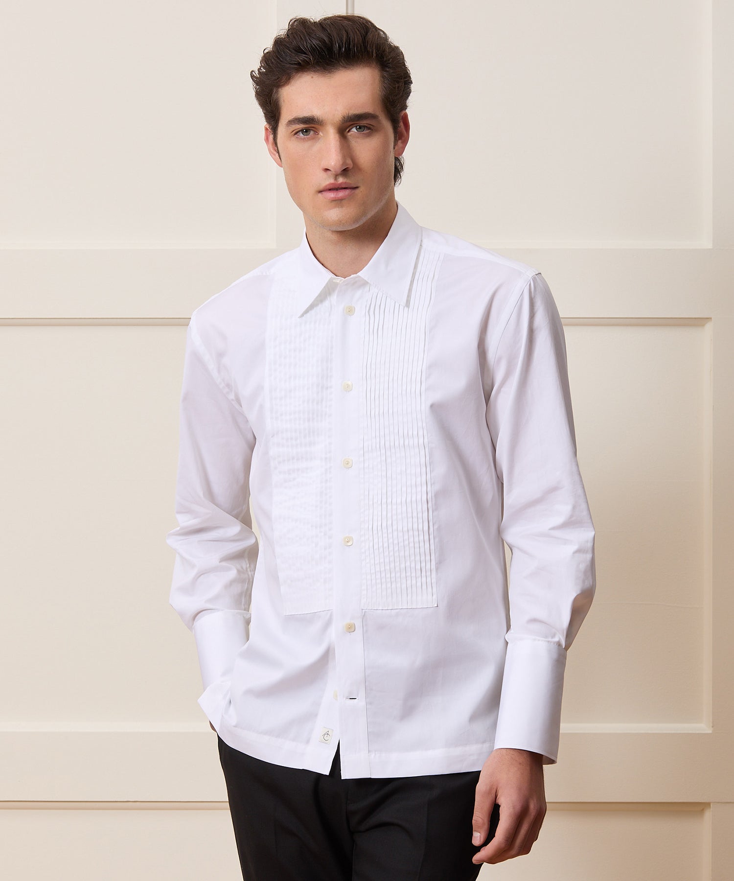 Armando Cabral Pleat Bib Tuxedo Shirt - Image 5