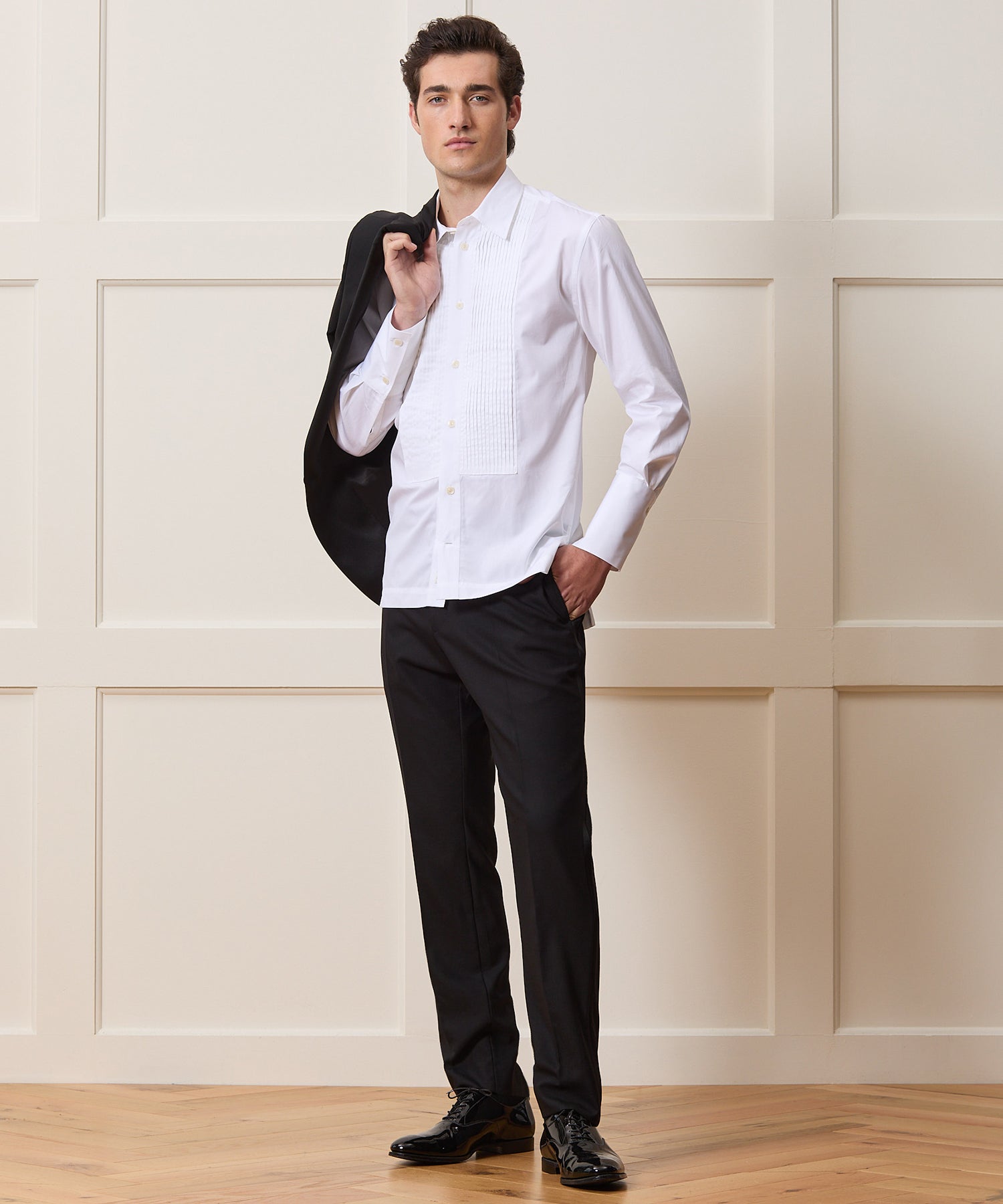Armando Cabral Pleat Bib Tuxedo Shirt - Image 7