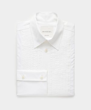 Armando Cabral Pleat Bib Tuxedo Shirt