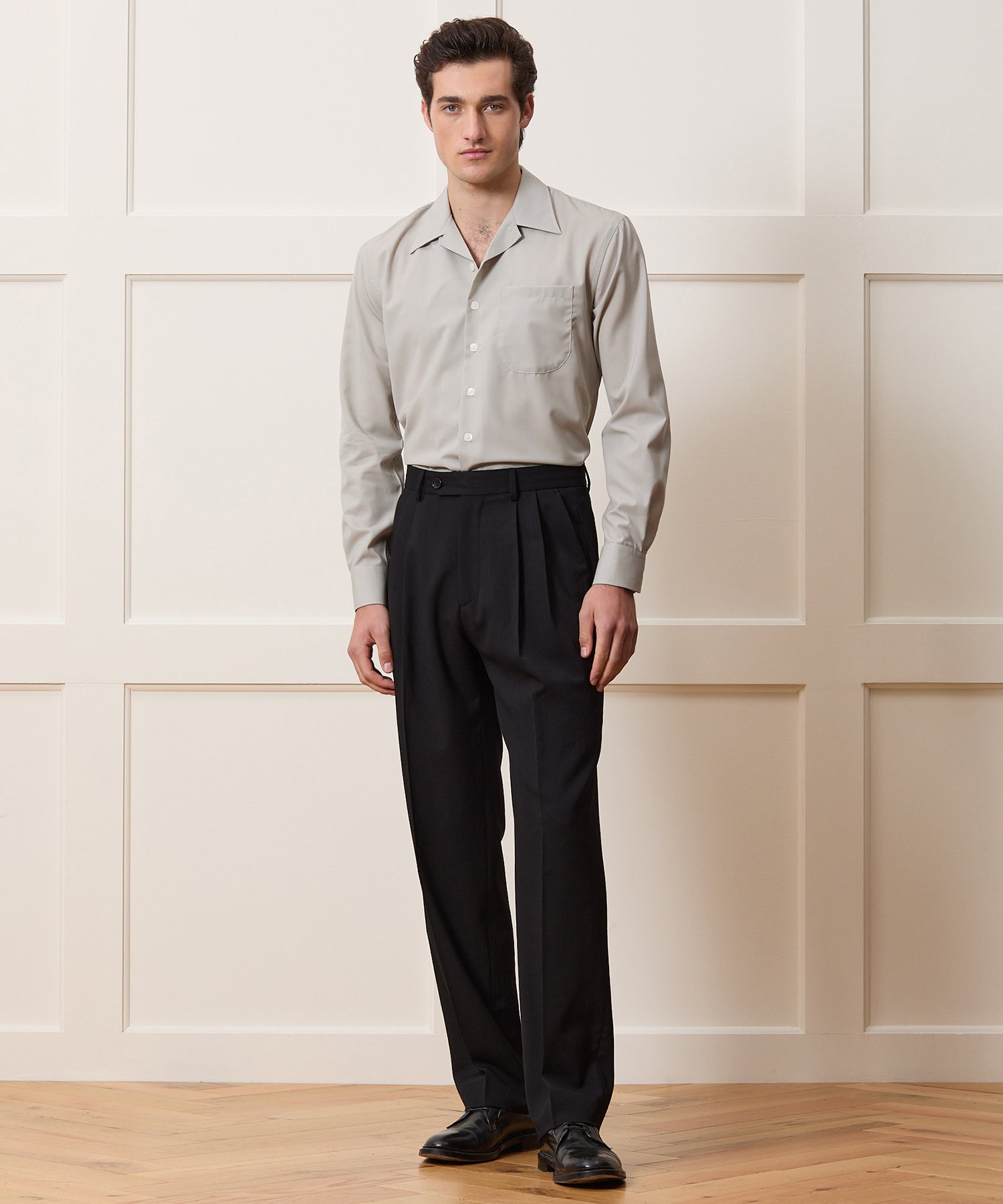Armando Cabral Long Sleeve Camp Collar Dress Shirt - Image 5