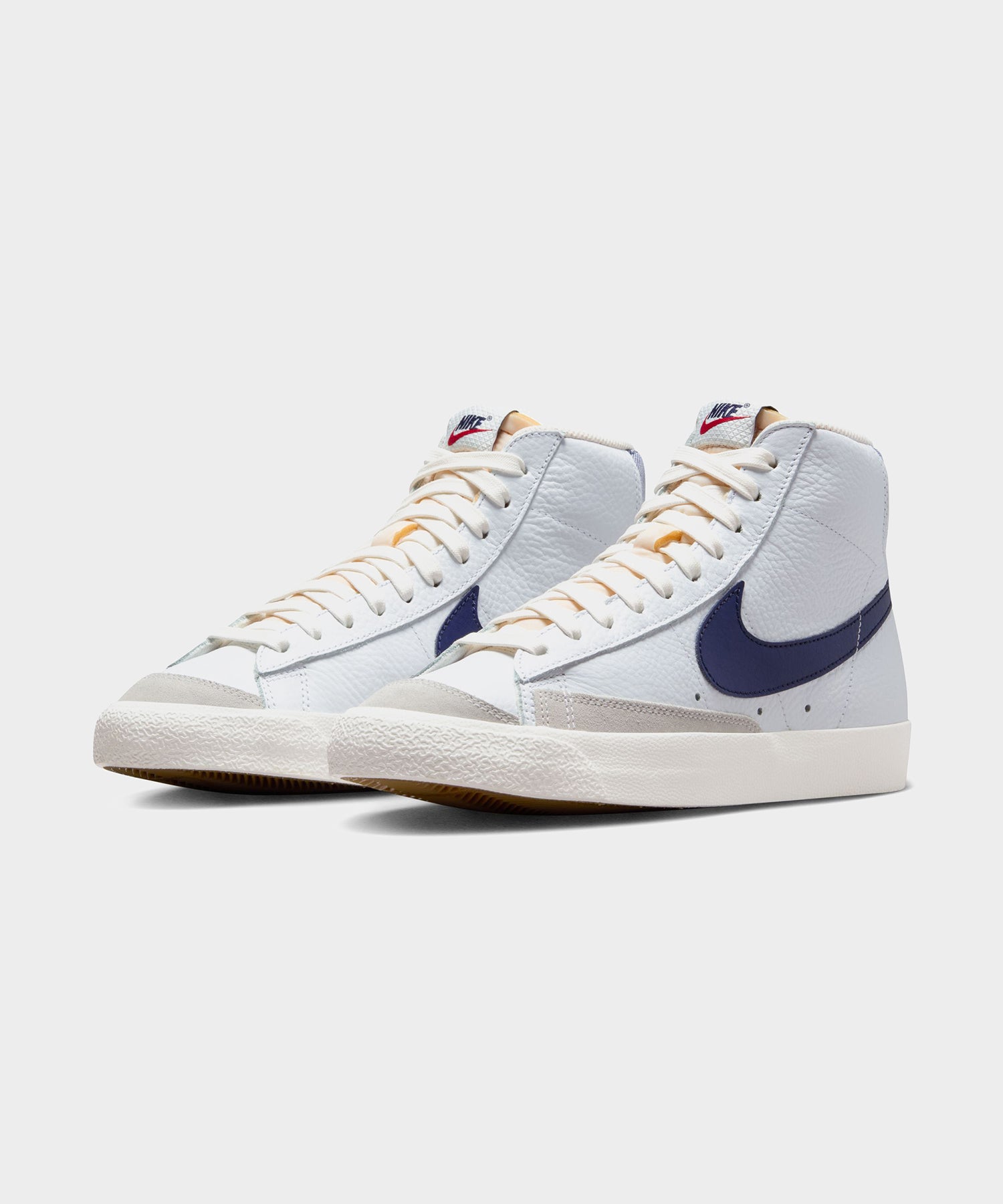 Nike Blazer Mid 77 White/Navy - Image 4