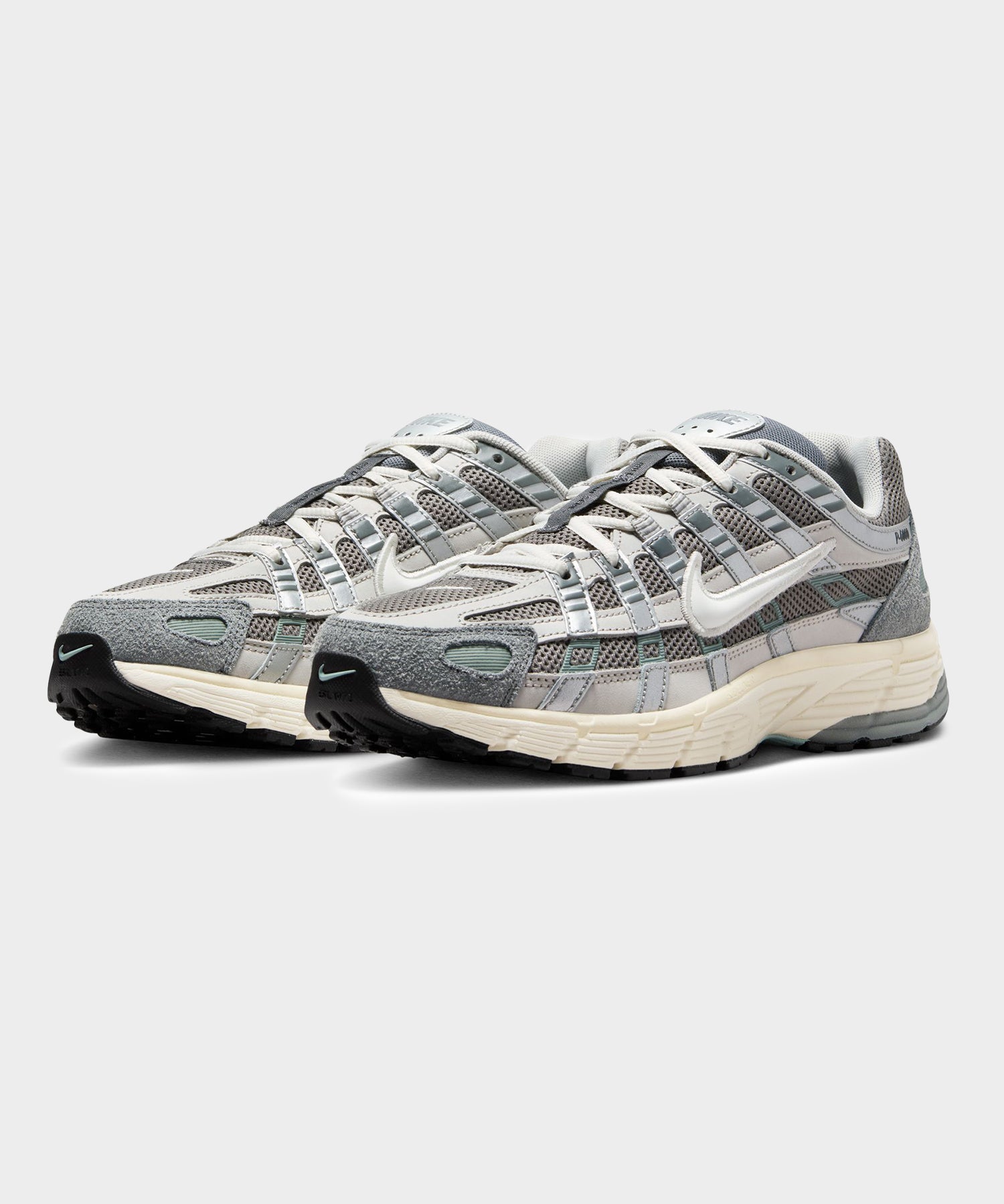 Nike P-6000 in Flat Pewter + Metallic Silver - Image 2
