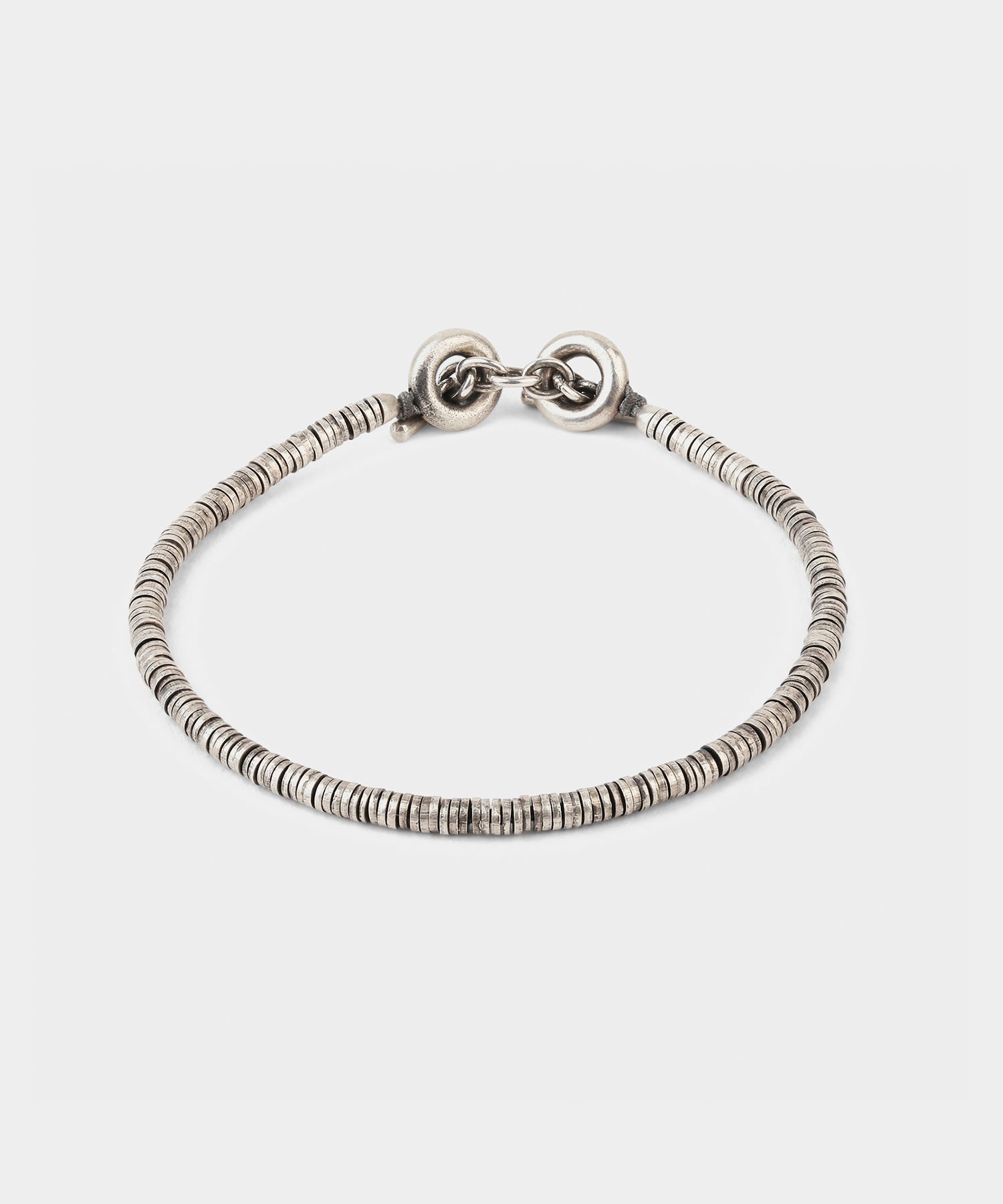 M. Cohen The Mini Washer Bracelet Silver