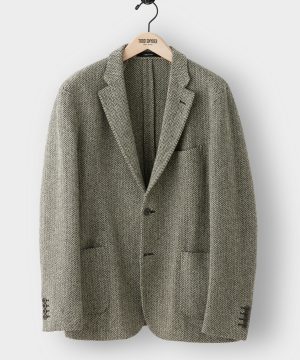 Italian Wool Herringbone Sport Coat