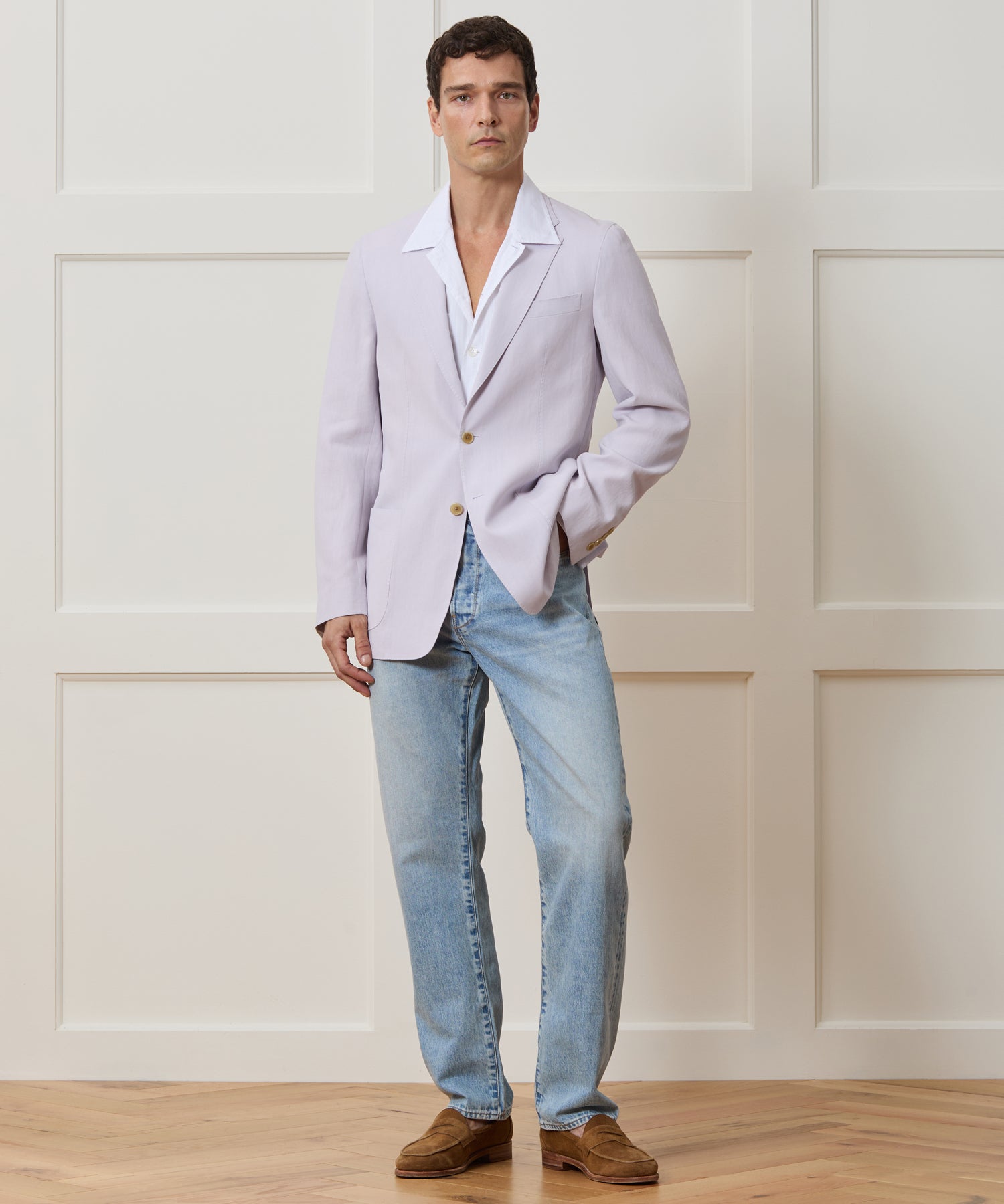 Italian Sueded Linen Sport Coat - Image 3