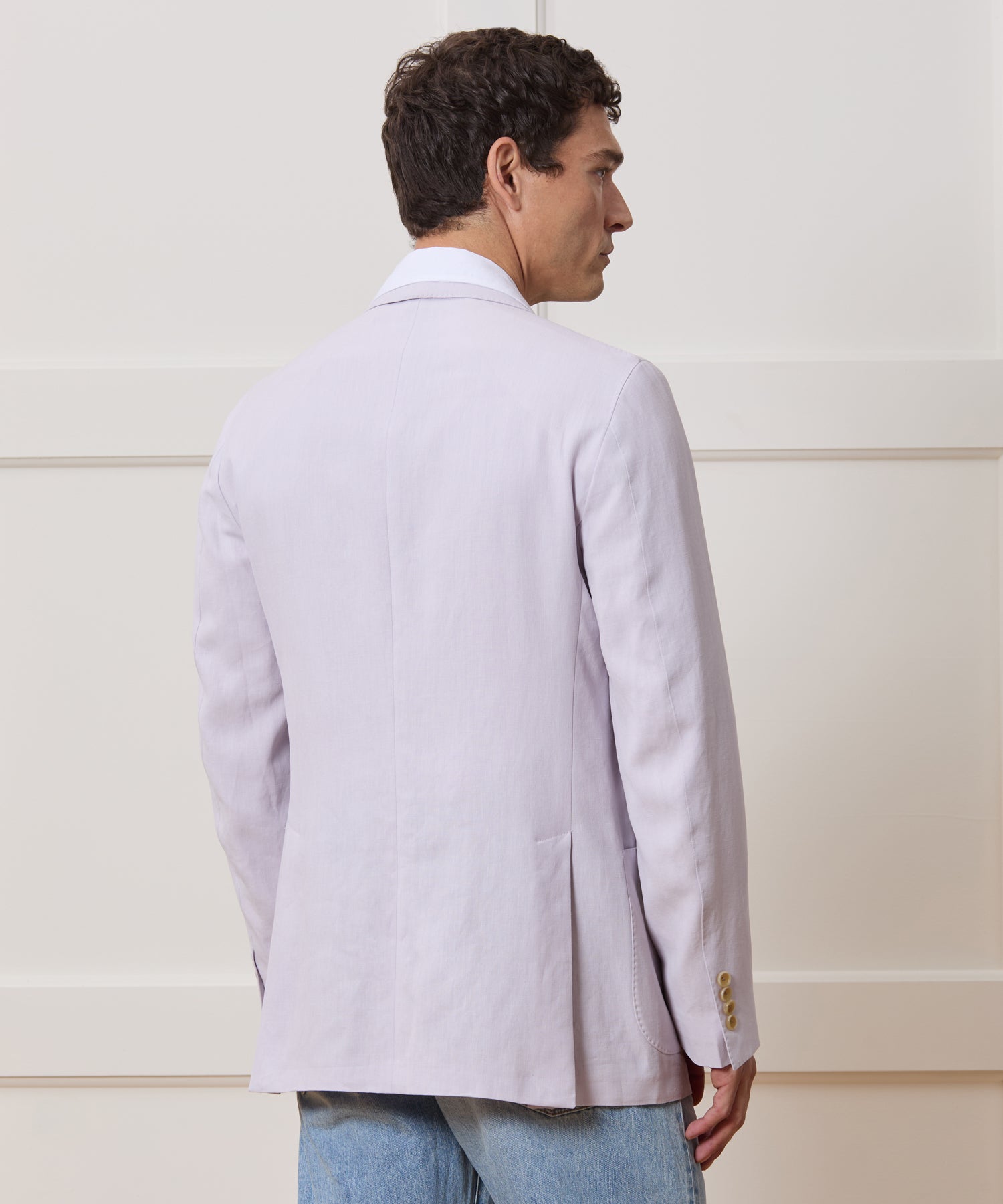 Italian Sueded Linen Sport Coat - Image 4