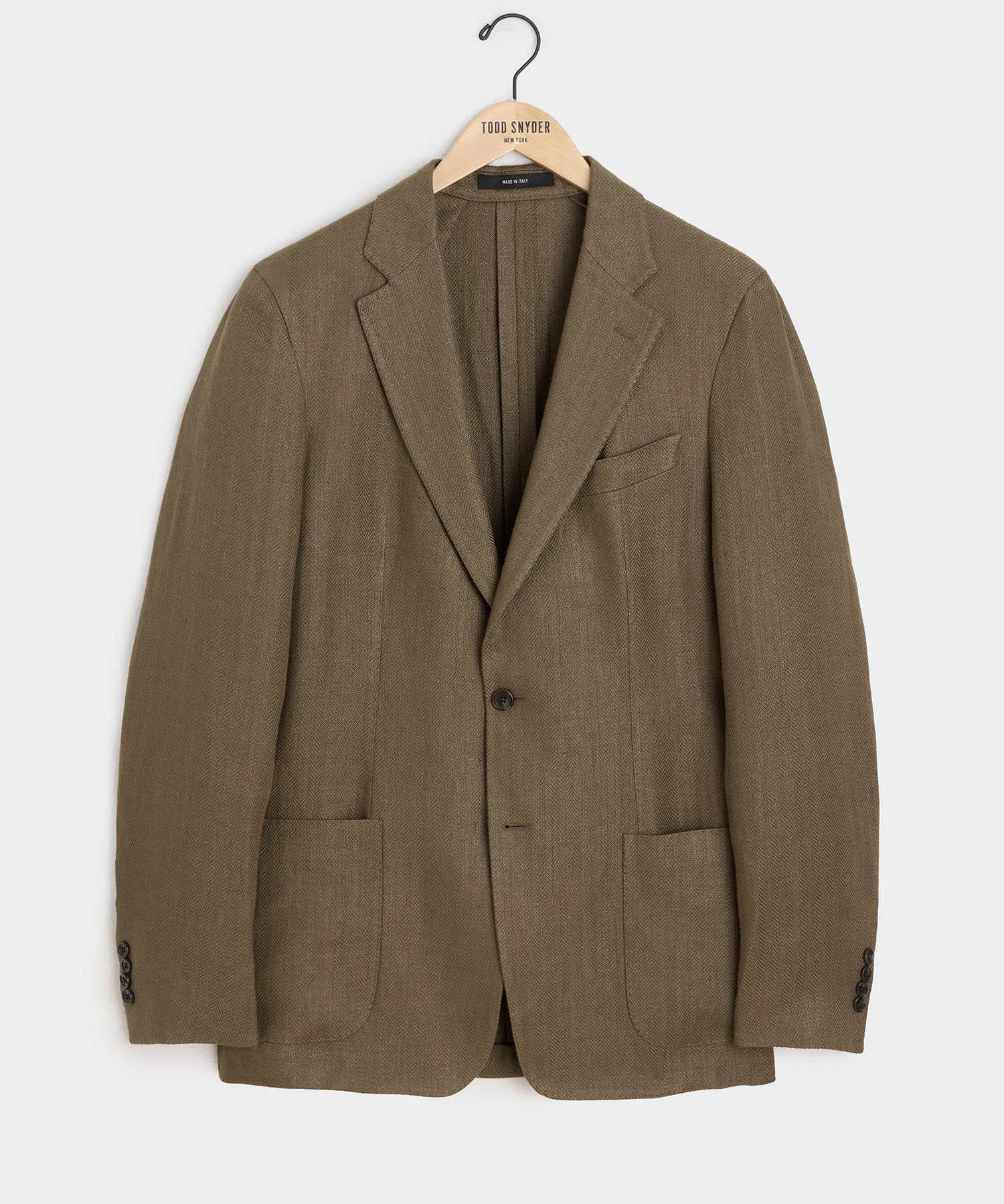Italian Linen Herringbone Sport Coat