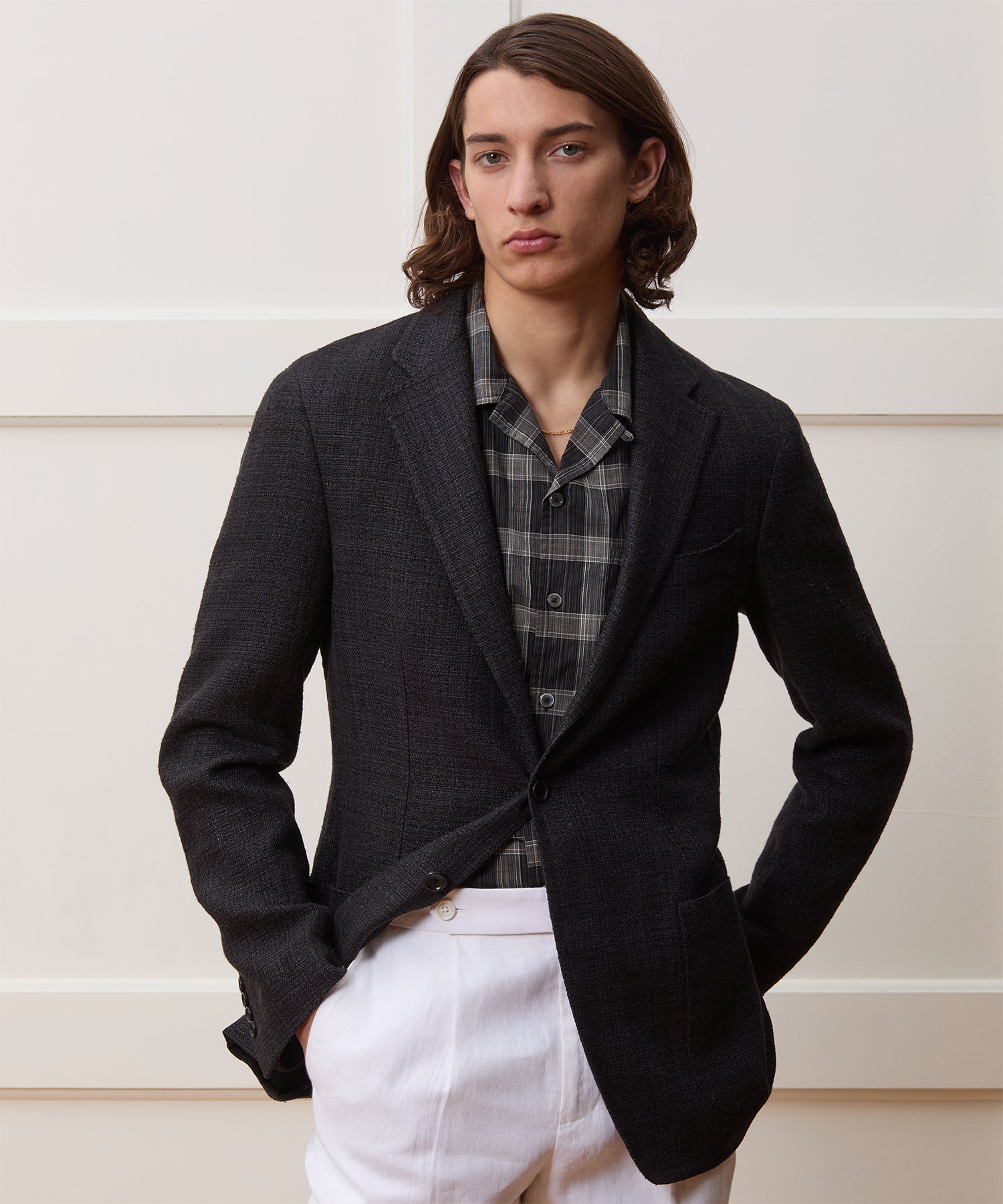 Italian Linen-Silk Donegal Sport Coat - Image 2