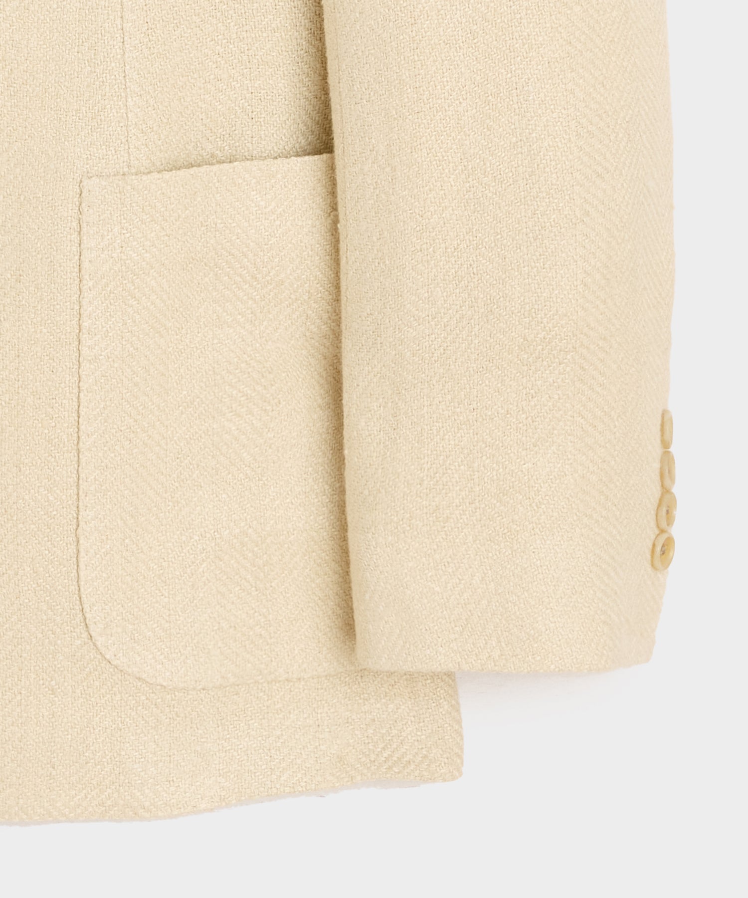 Italian Silk-Linen Herringbone Sport Coat - Image 5