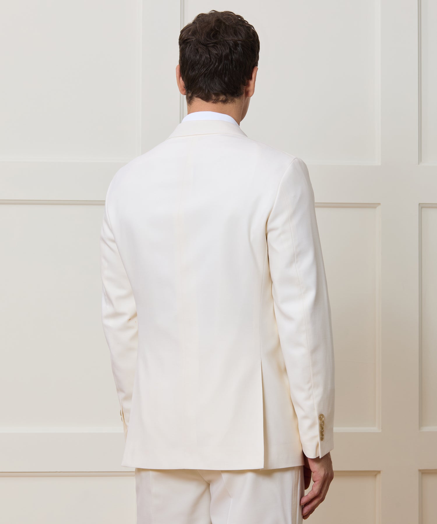 Relaxed Italian Wool Double-Breasted Tuxedo - Image 4