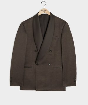 Italian Double-Breasted Shawl Tuxedo Jacket