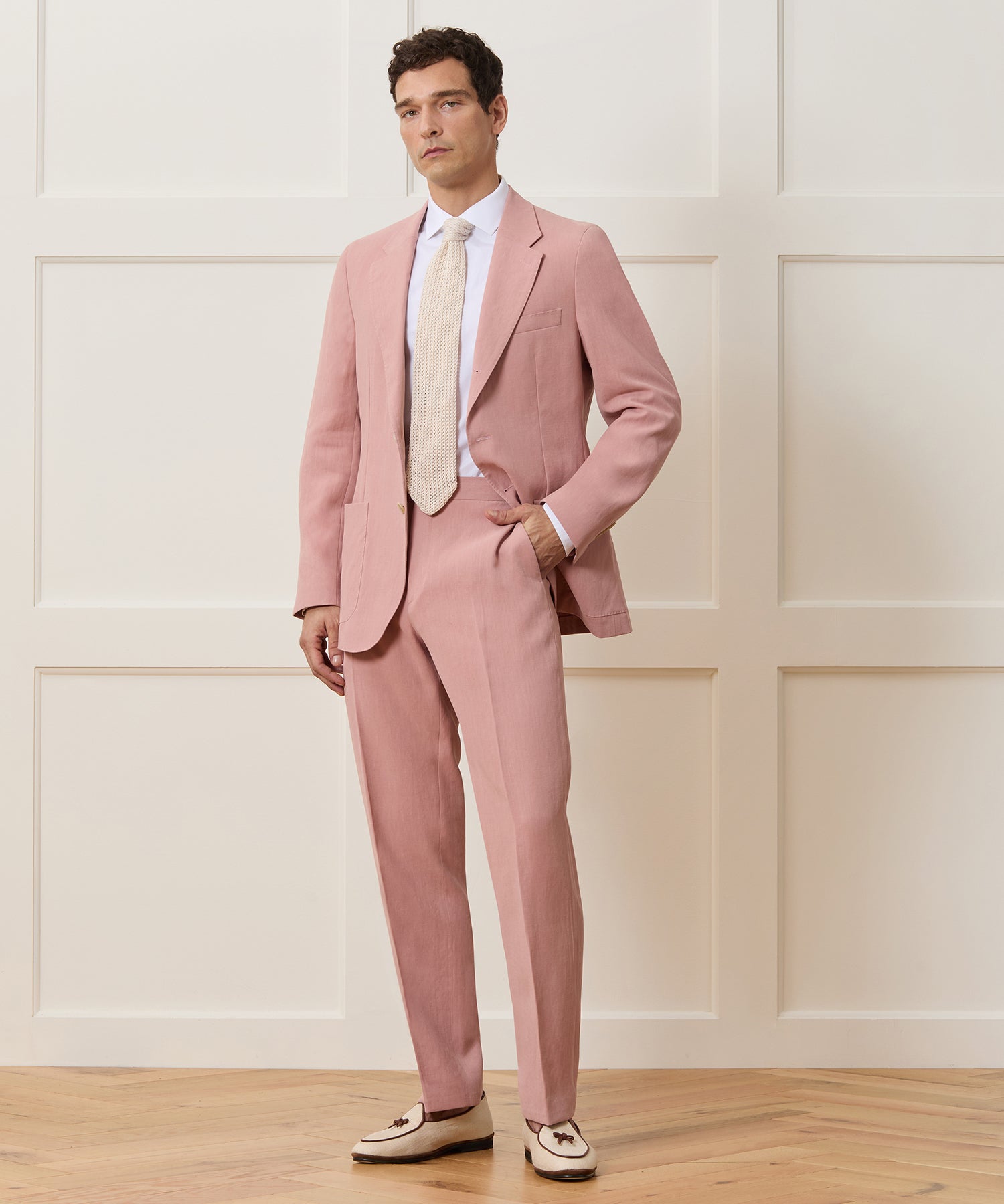 Italian Sueded Linen Madison Jacket - Image 3