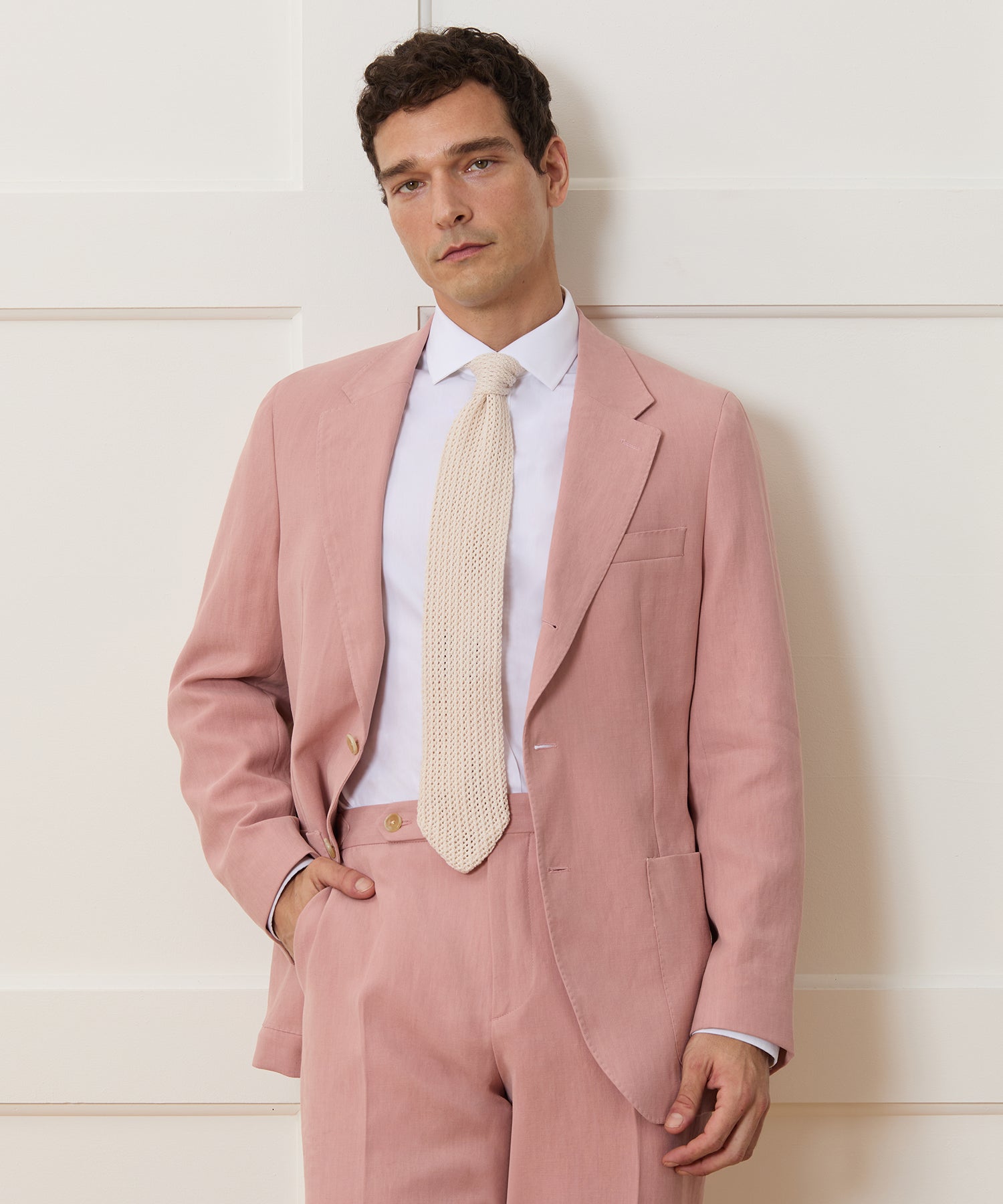 Italian Sueded Linen Madison Jacket - Image 2