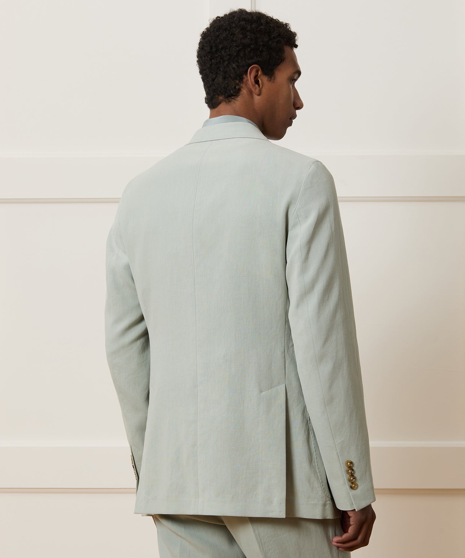 Italian Sueded Linen Madison Jacket - Image 5
