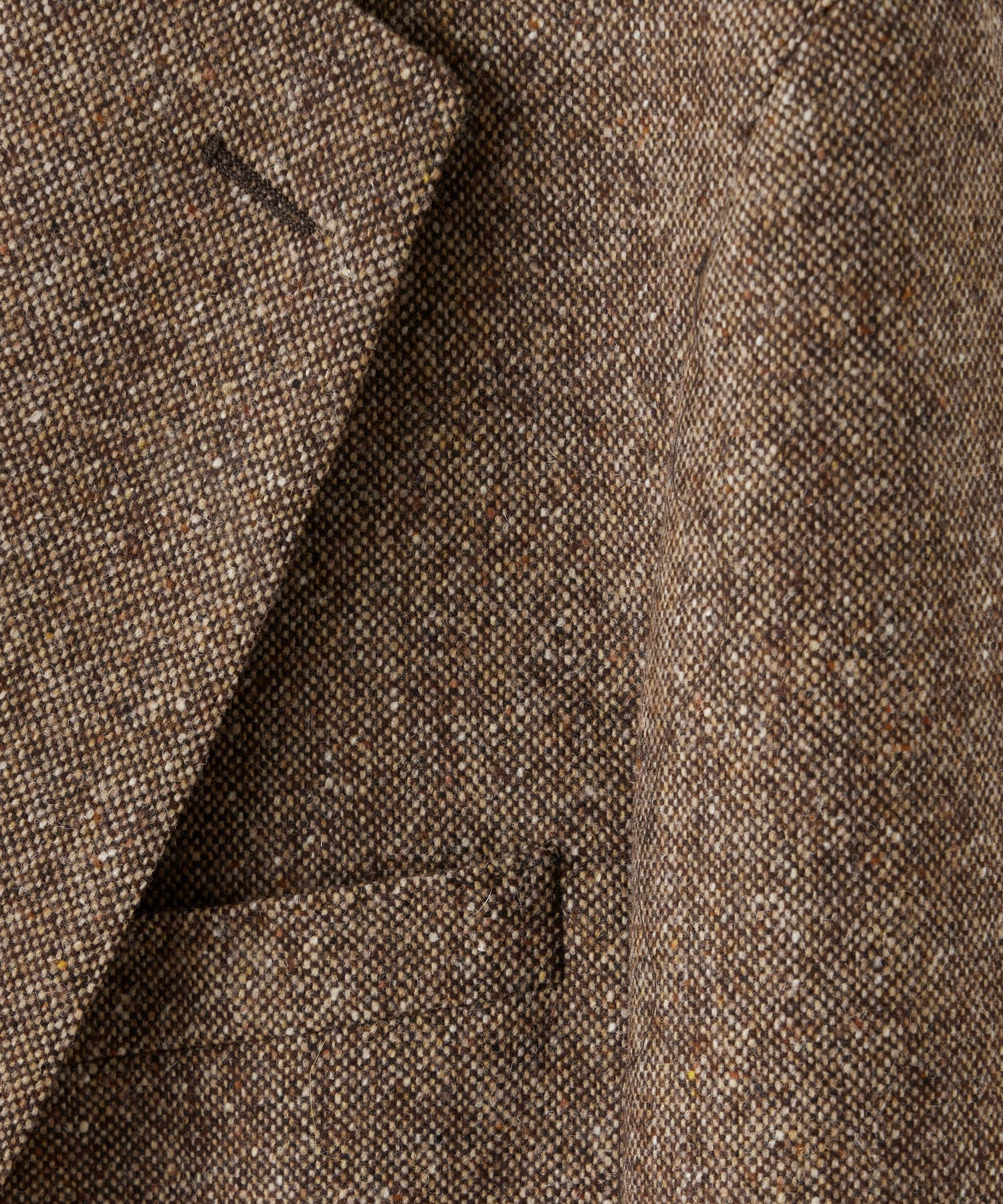 Italian Donegal Sport Coat in Brown - Image 3