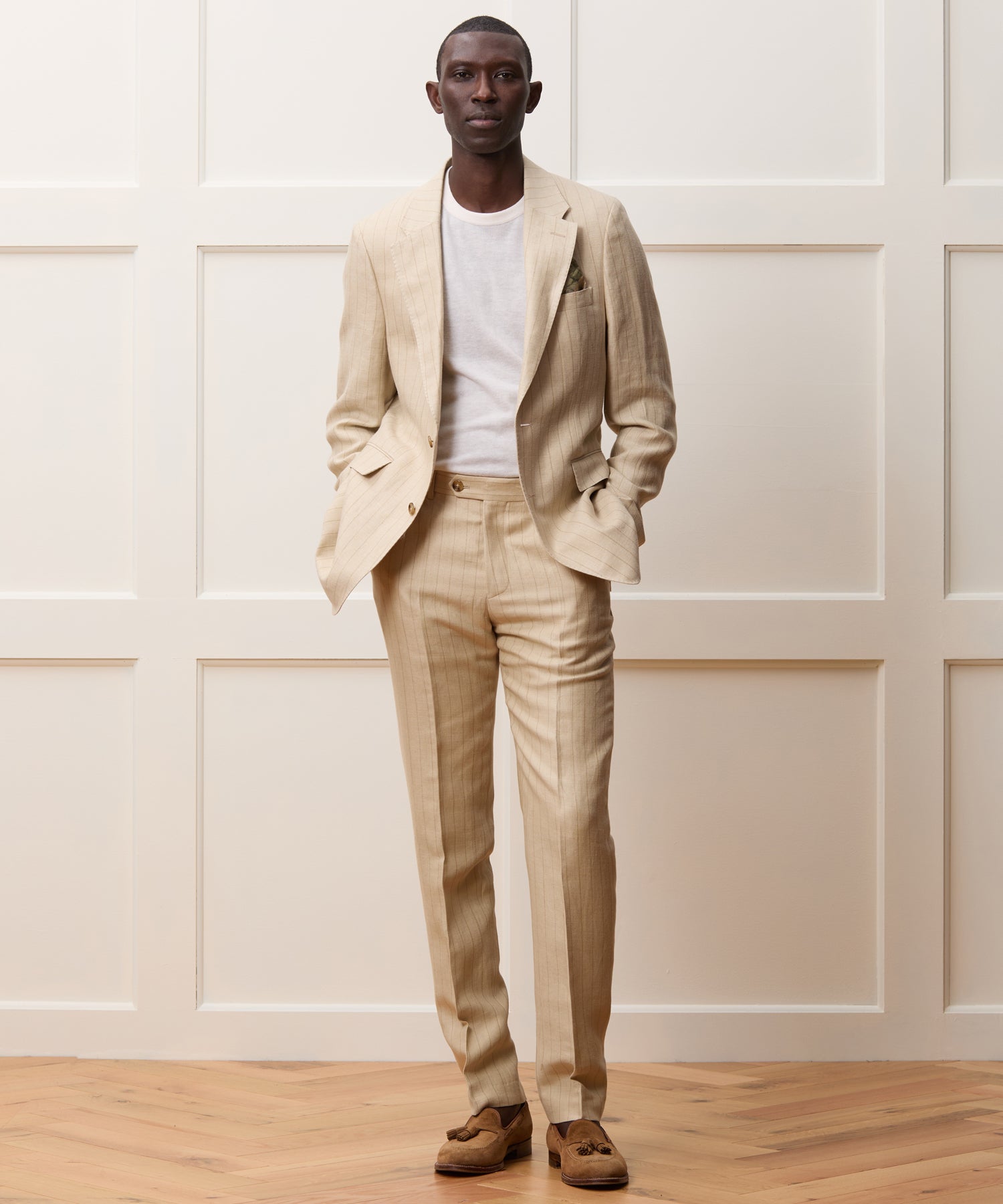 Italian Linen-Silk Sutton Trouser - Image 3