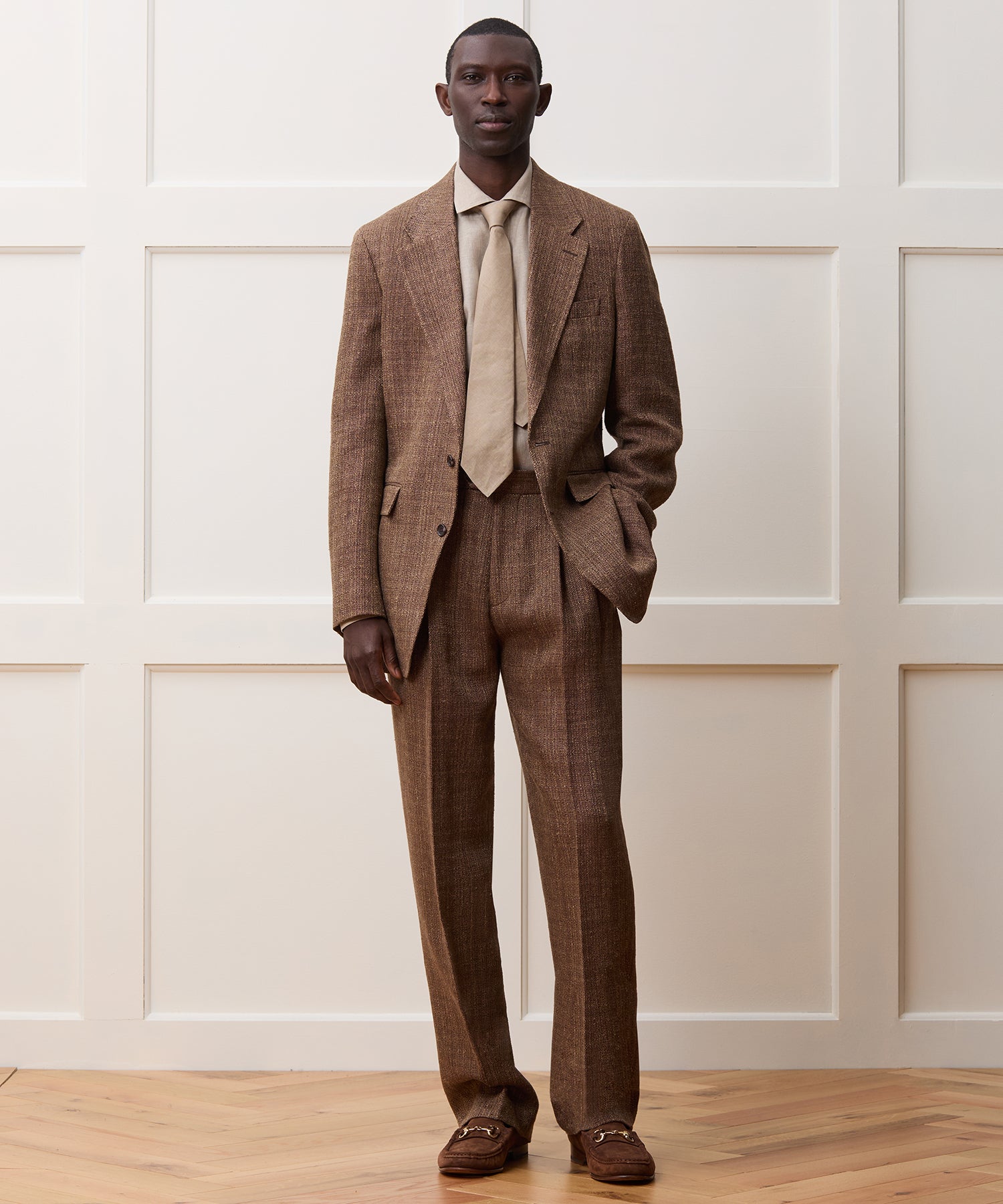 Italian Linen Silk Donegal Wythe Trouser - Image 6