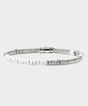 John Hardy Enamel Heishi Bracelet