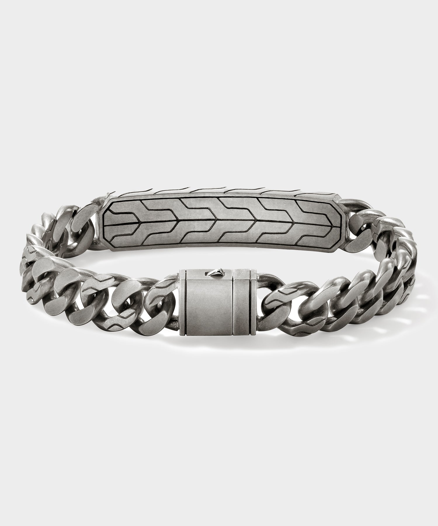 Todd Snyder x John Hardy Silver Curb Link Station Bracelet - Image 2
