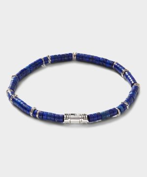 John Hardy Lapus Lazuli Heishi Bracelet