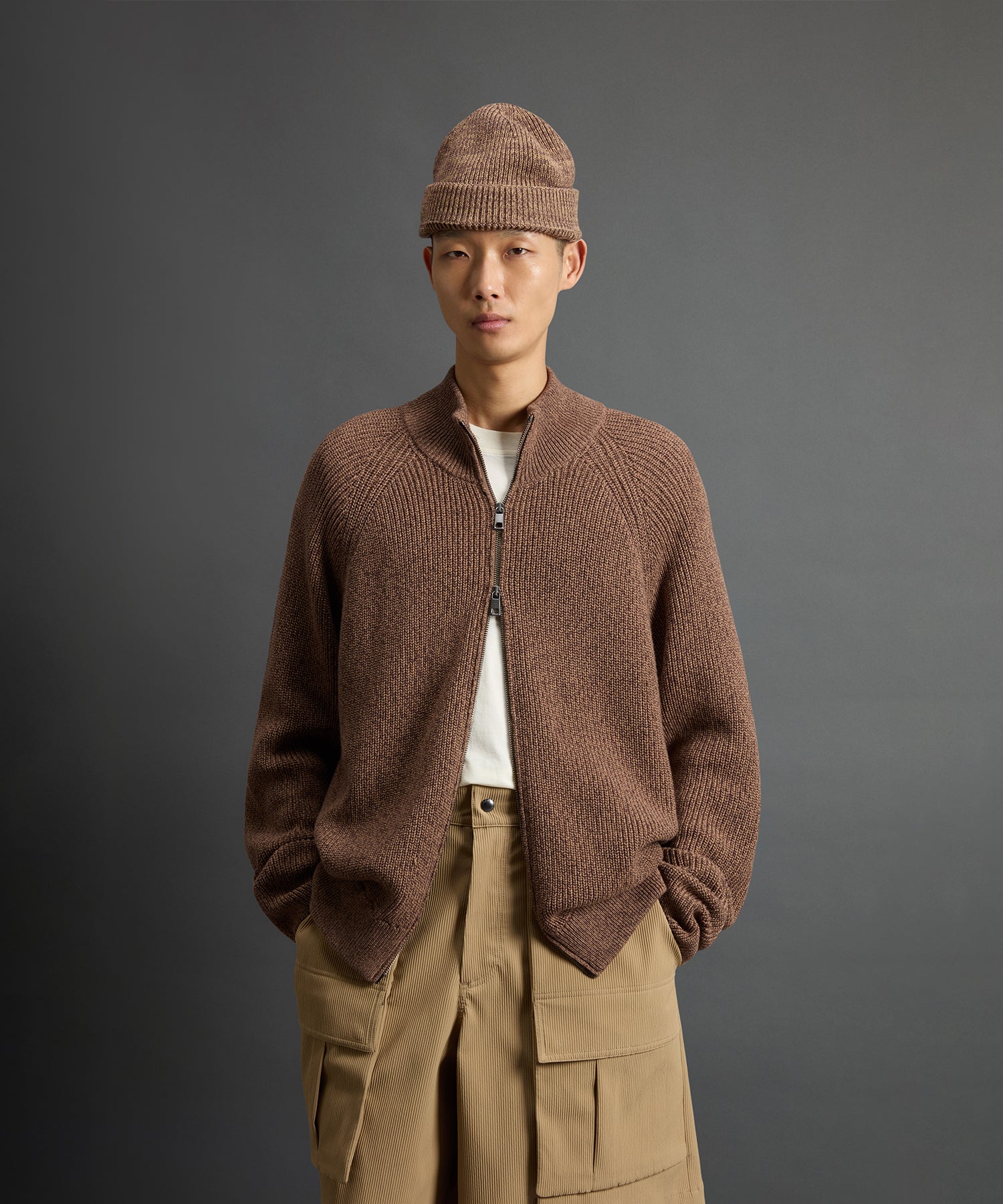Todd Snyder x Woolrich Cotton Zip-Up Sweater - Image 3