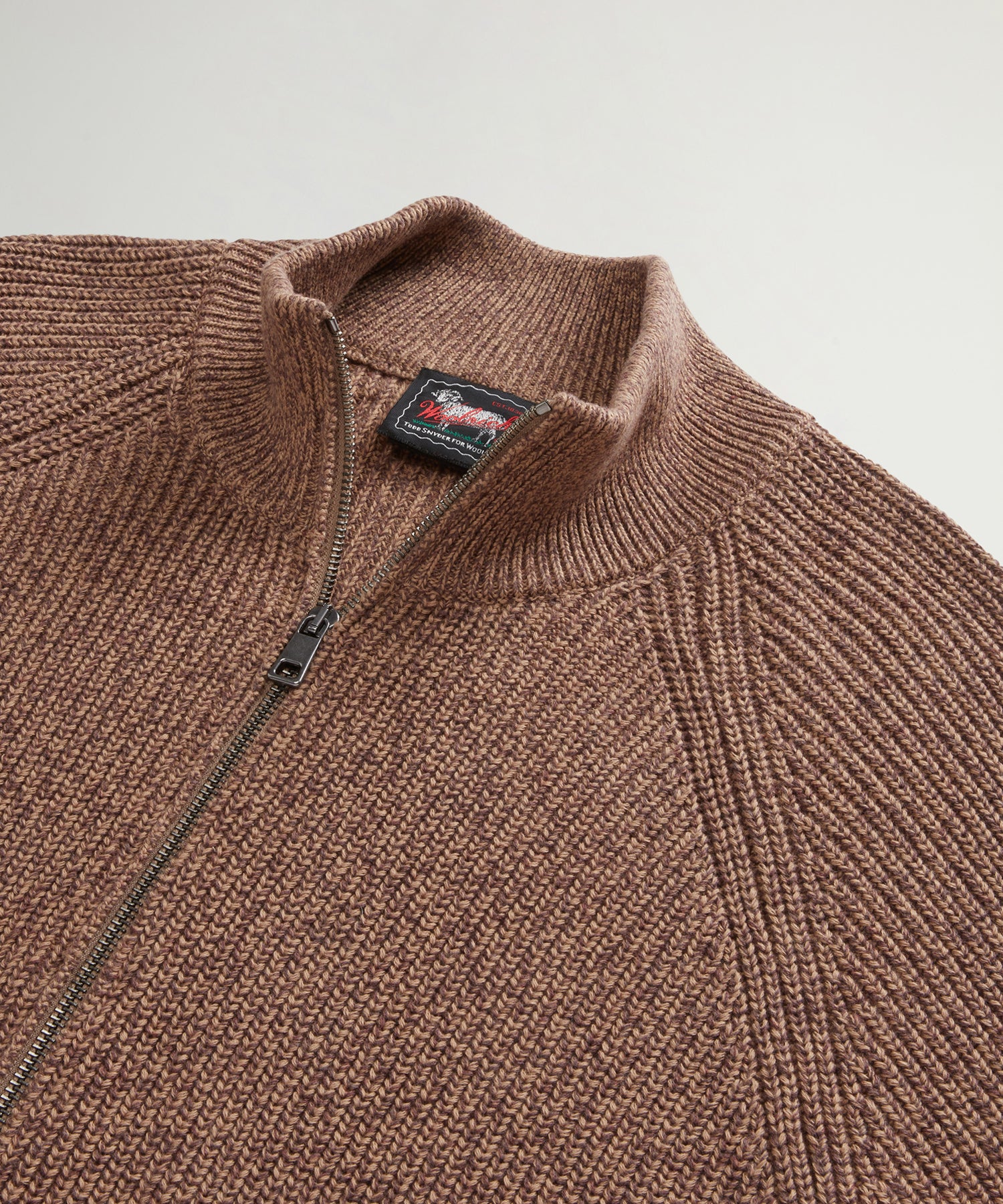 Todd Snyder x Woolrich Cotton Zip-Up Sweater - Image 6
