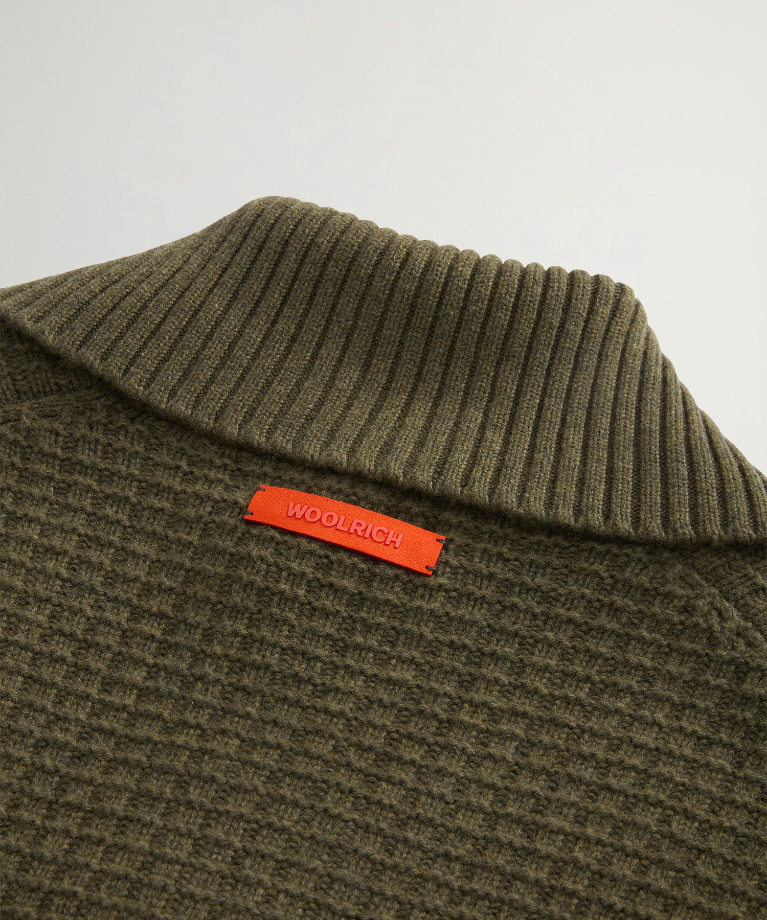 Todd Snyder x Woolrich Wool-Cashmere Waffle Sweater Polo - Image 6