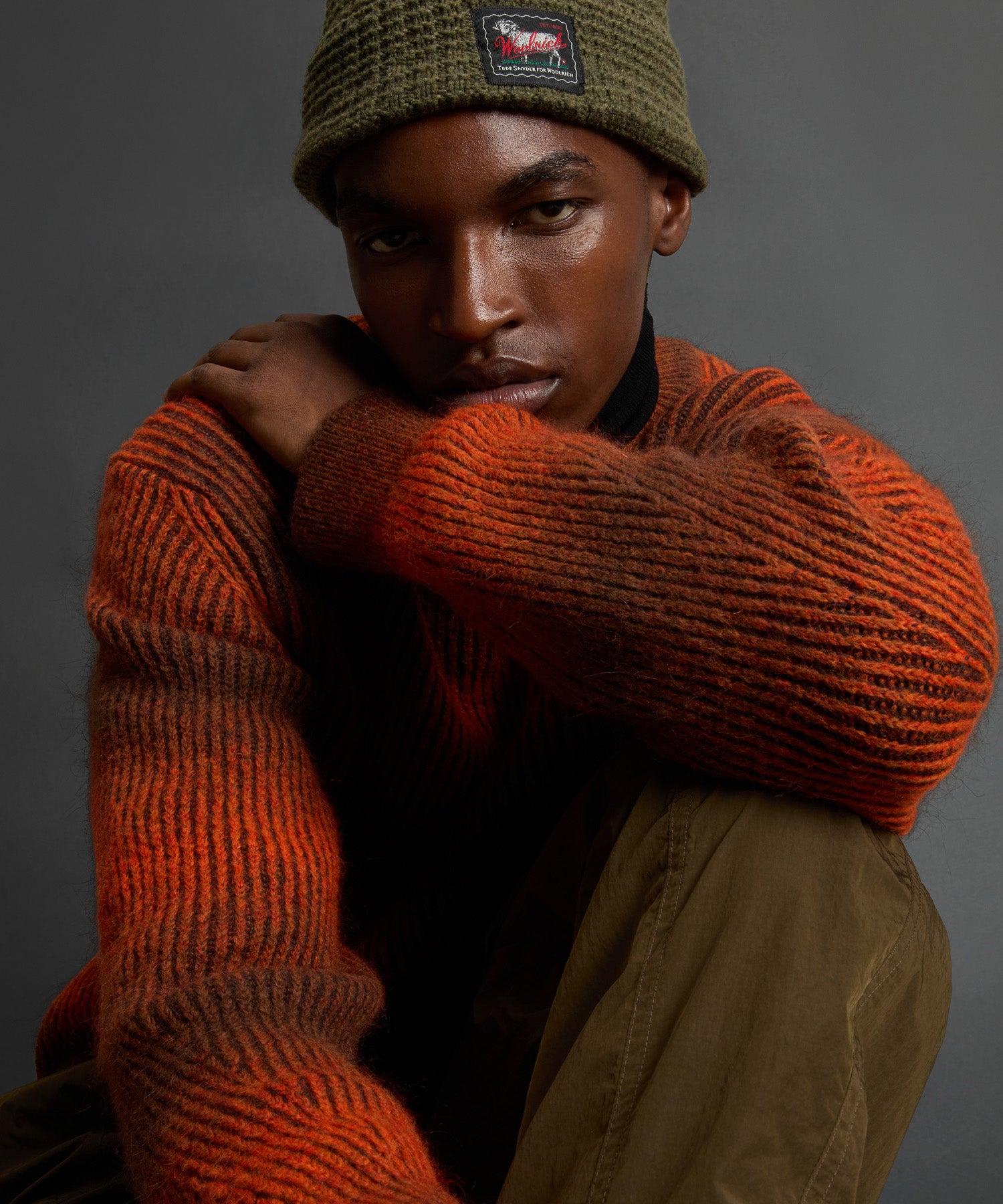 Todd Snyder x Woolrich Spacedyed Wool-Cashmere Crewneck Sweater - Image 5
