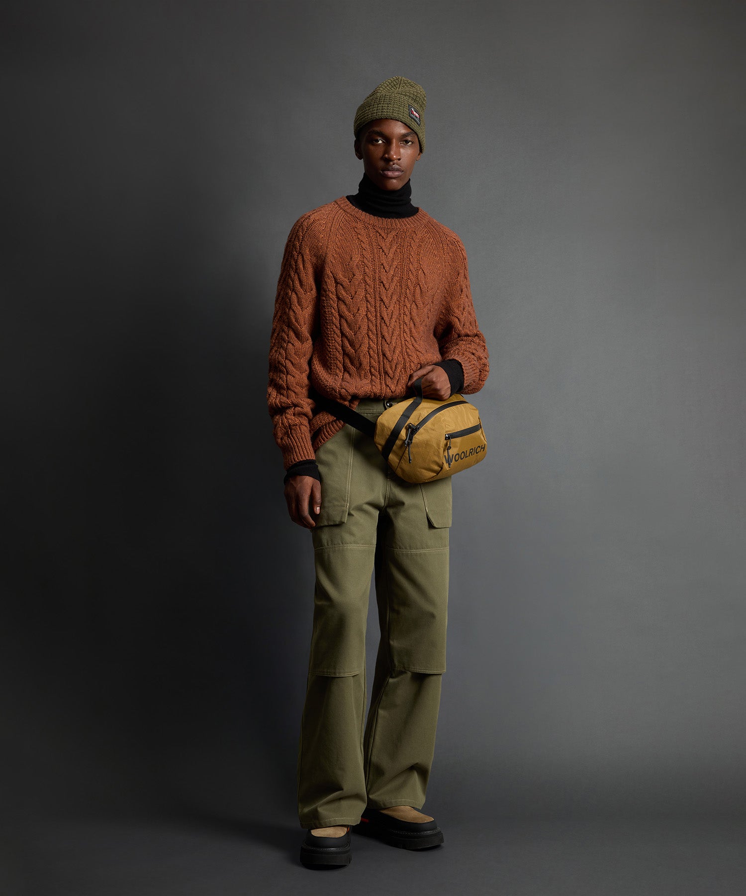Todd Snyder x Woolrich Moulin?? Cable Knit Crewneck - Image 3