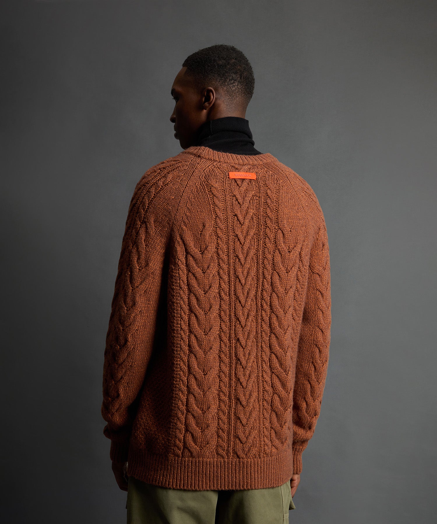 Todd Snyder x Woolrich Moulin?? Cable Knit Crewneck - Image 4
