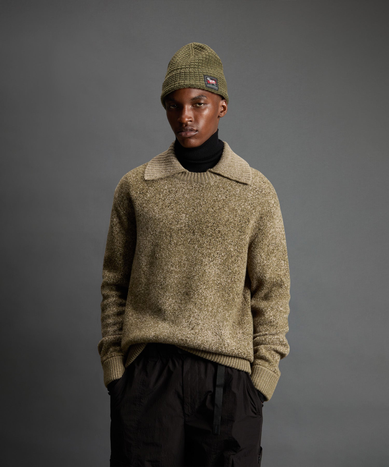 Todd Snyder x Woolrich Ram Collared Crewneck Sweater - Image 2