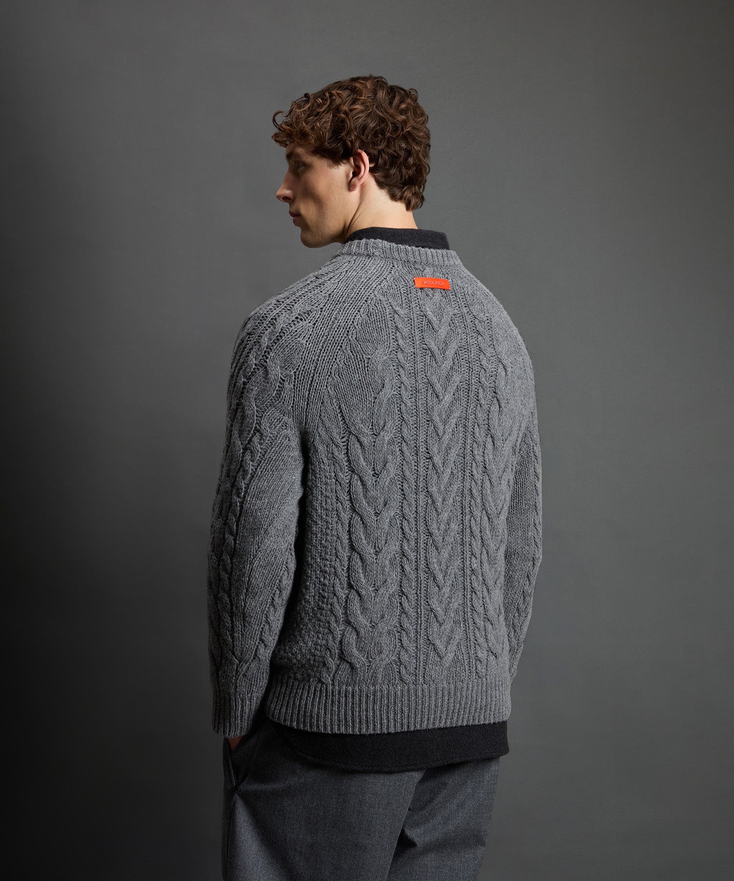 Todd Snyder x Woolrich Moulin?? Cable Knit Crewneck - Image 4