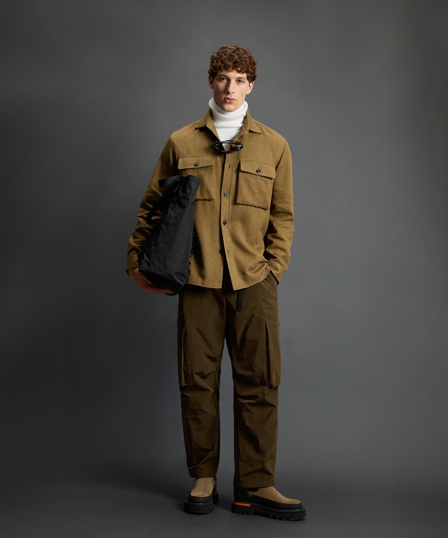 Todd Snyder x Woolrich Linen-Cashmere Overshirt - Image 3