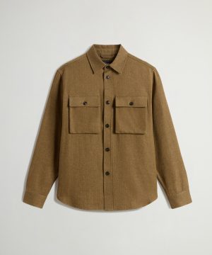 Todd Snyder x Woolrich Linen-Cashmere Overshirt