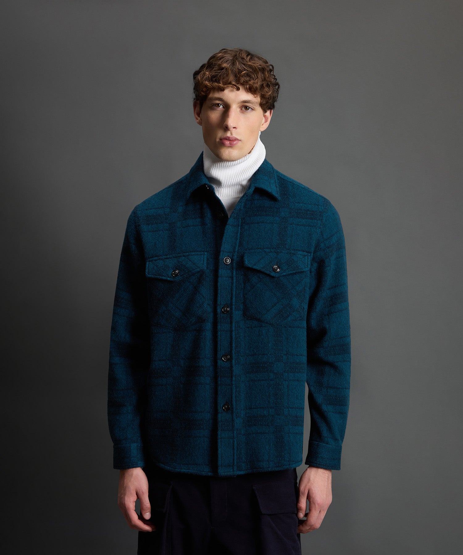 Todd Snyder x Woolrich Cashmere Plaid Overshirt - Image 2