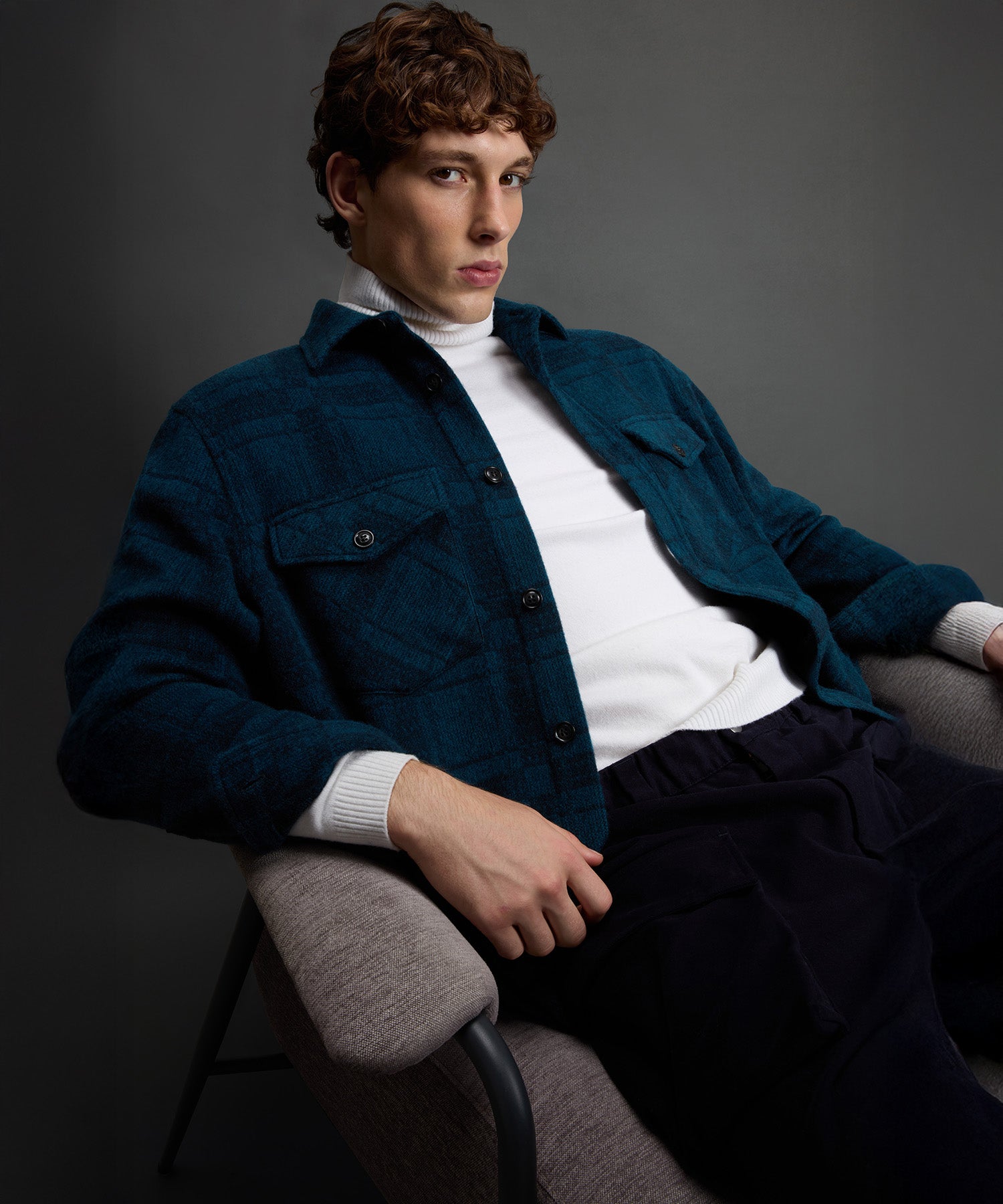 Todd Snyder x Woolrich Cashmere Plaid Overshirt - Image 5