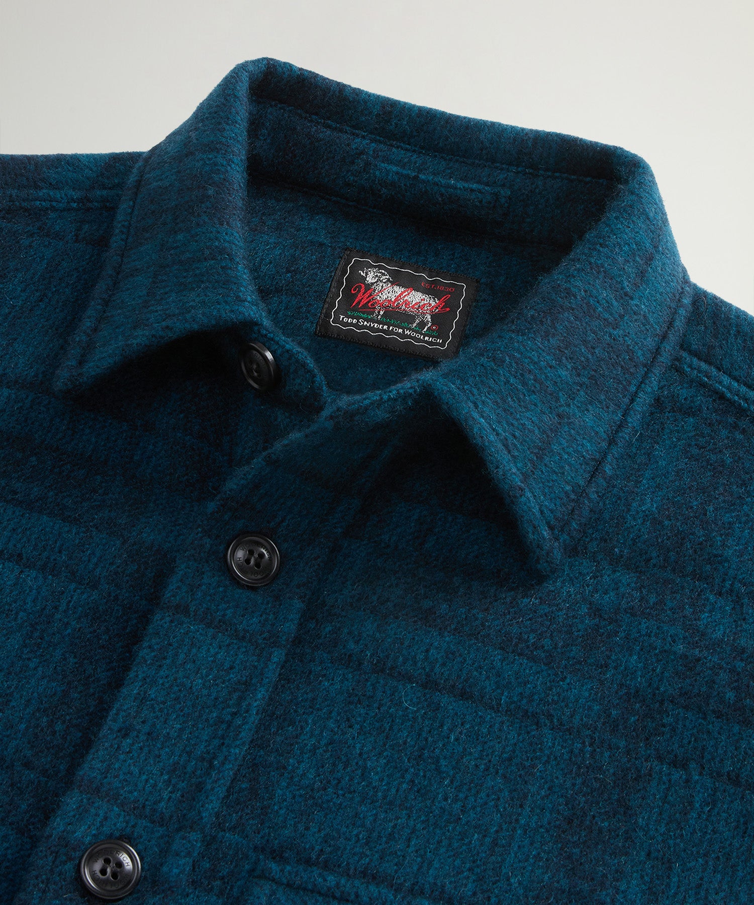 Todd Snyder x Woolrich Cashmere Plaid Overshirt - Image 6
