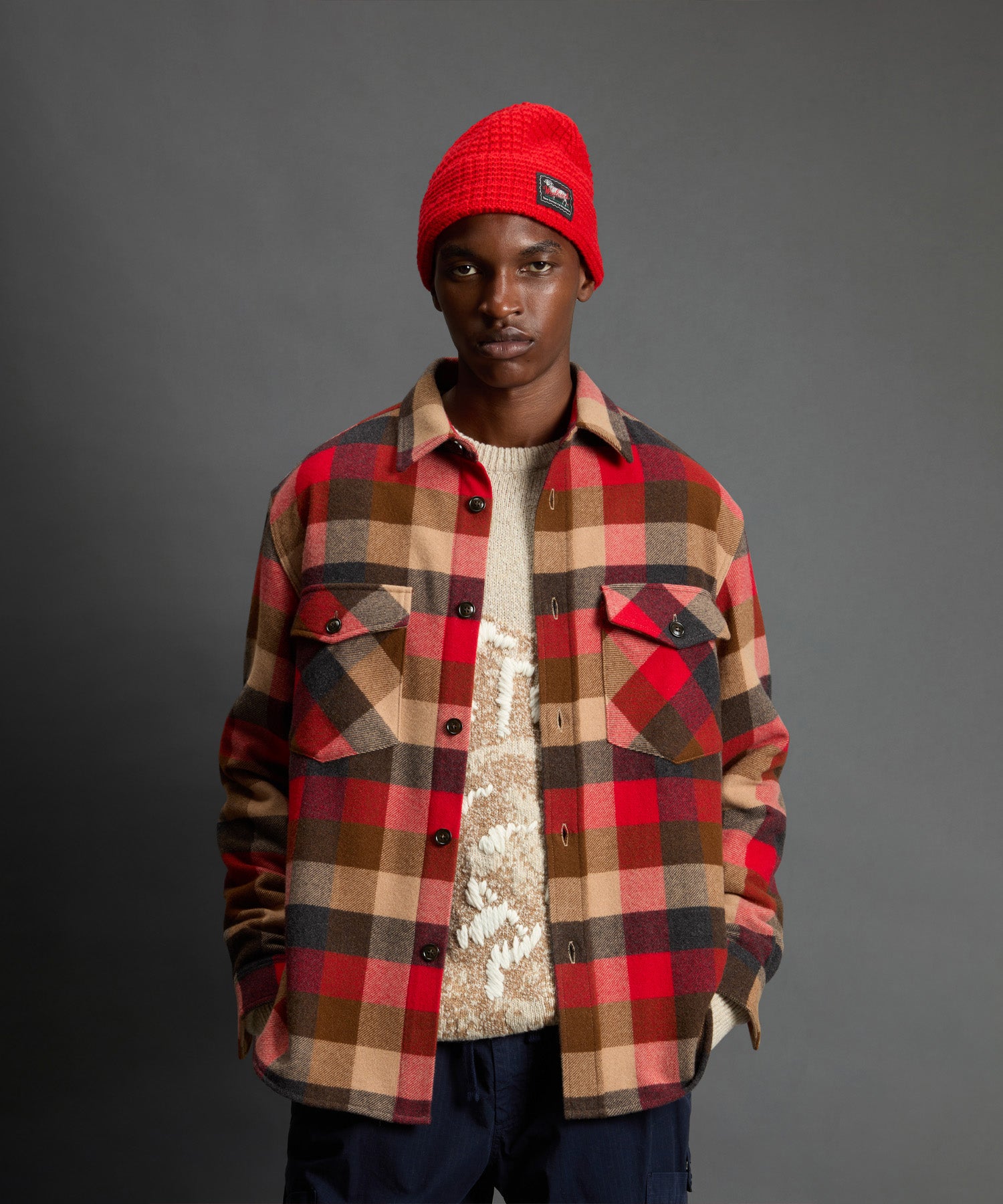 Todd Snyder x Woolrich Cashmere Plaid Overshirt - Image 2