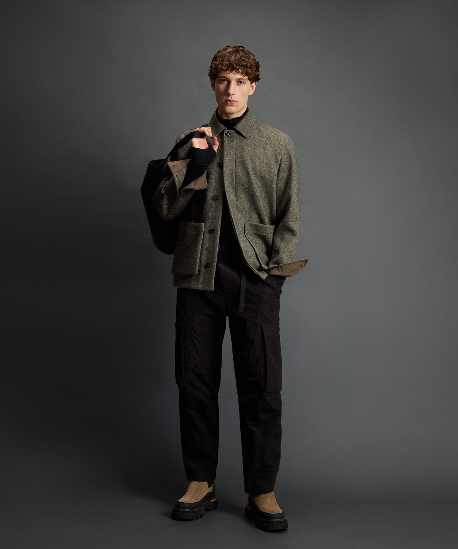 Todd Snyder x Woolrich Wool-Cotton Shirt Jacket - Image 3