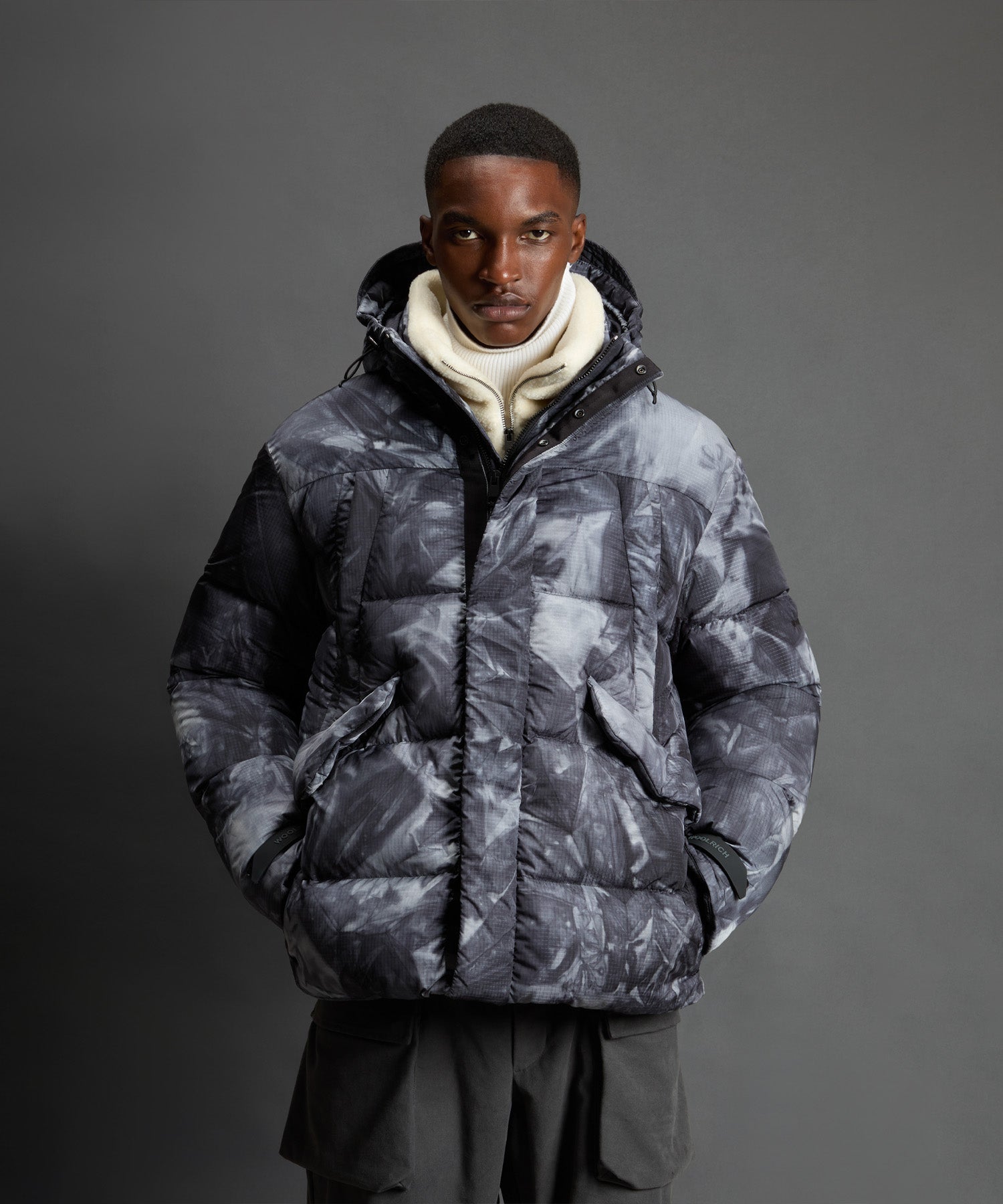 Todd Snyder x Woolrich Tie-Dye Glacier Puffer Jacket - Image 2